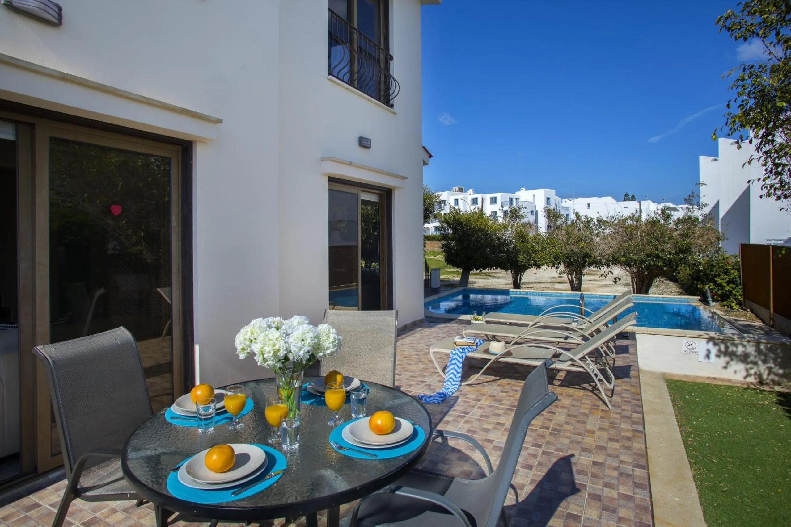 Swimming pool in Protaras Fig Tree Bay Villa Buena