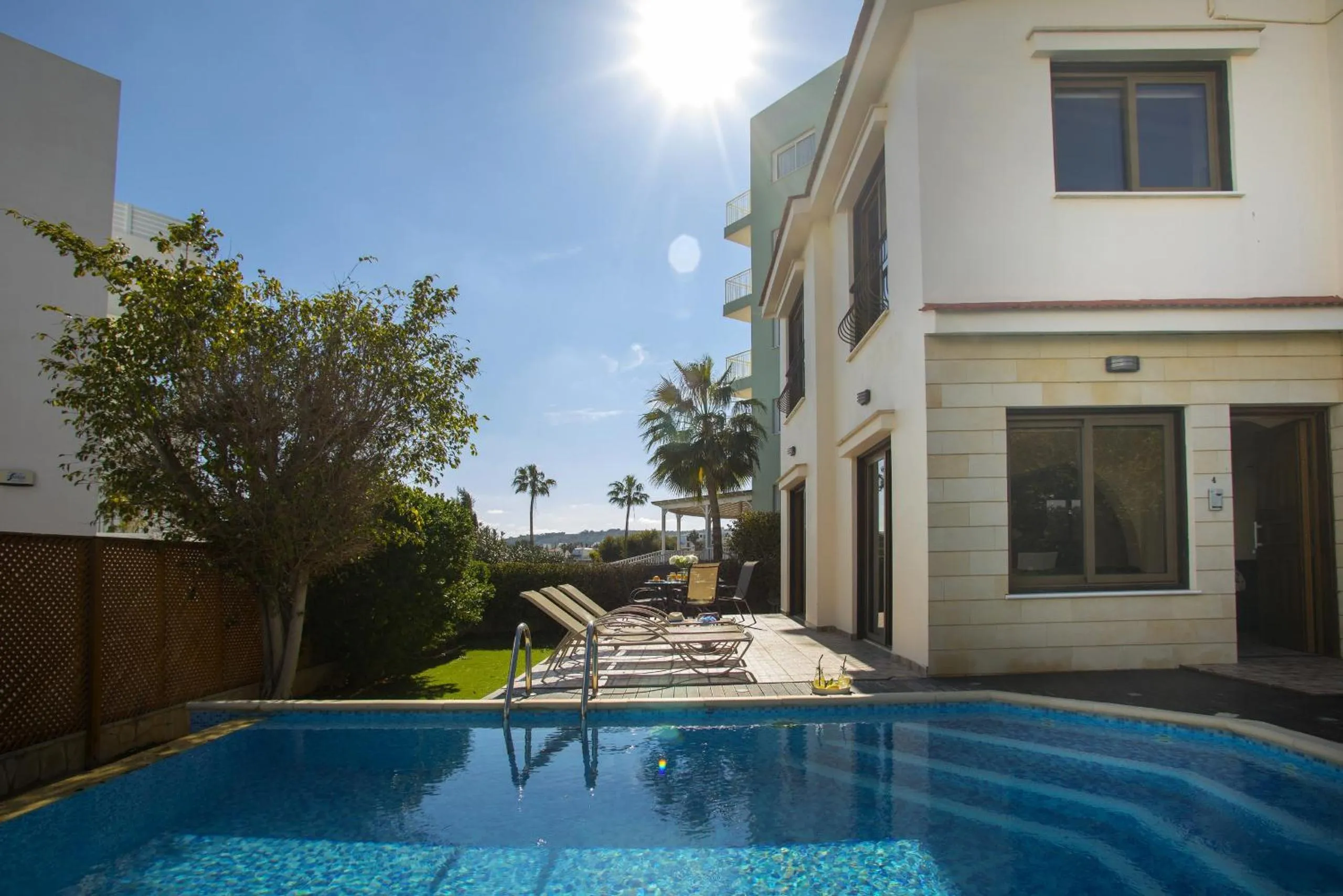 Swimming pool in Protaras Fig Tree Bay Villa Buena
