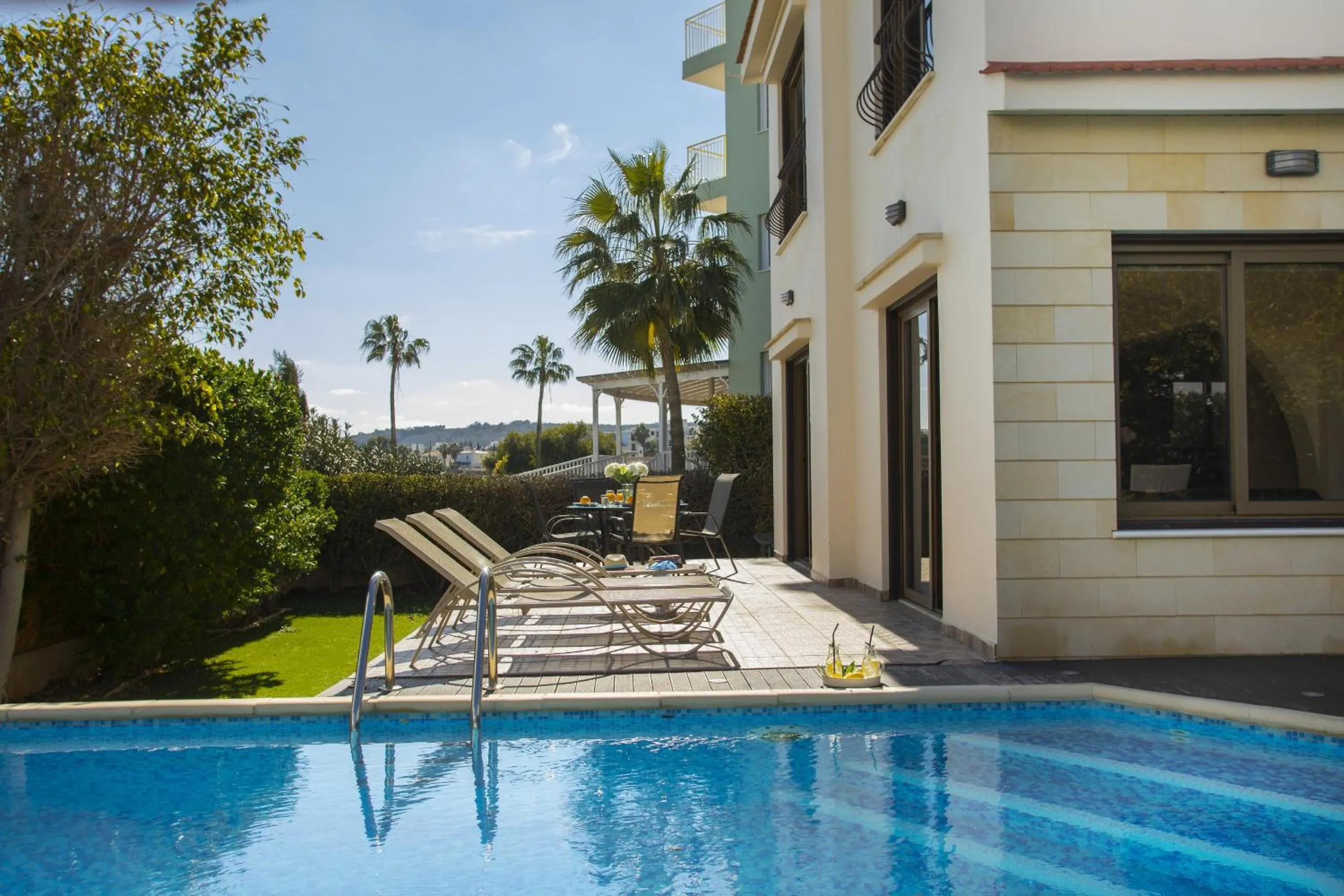 Swimming pool in Protaras Fig Tree Bay Villa Buena