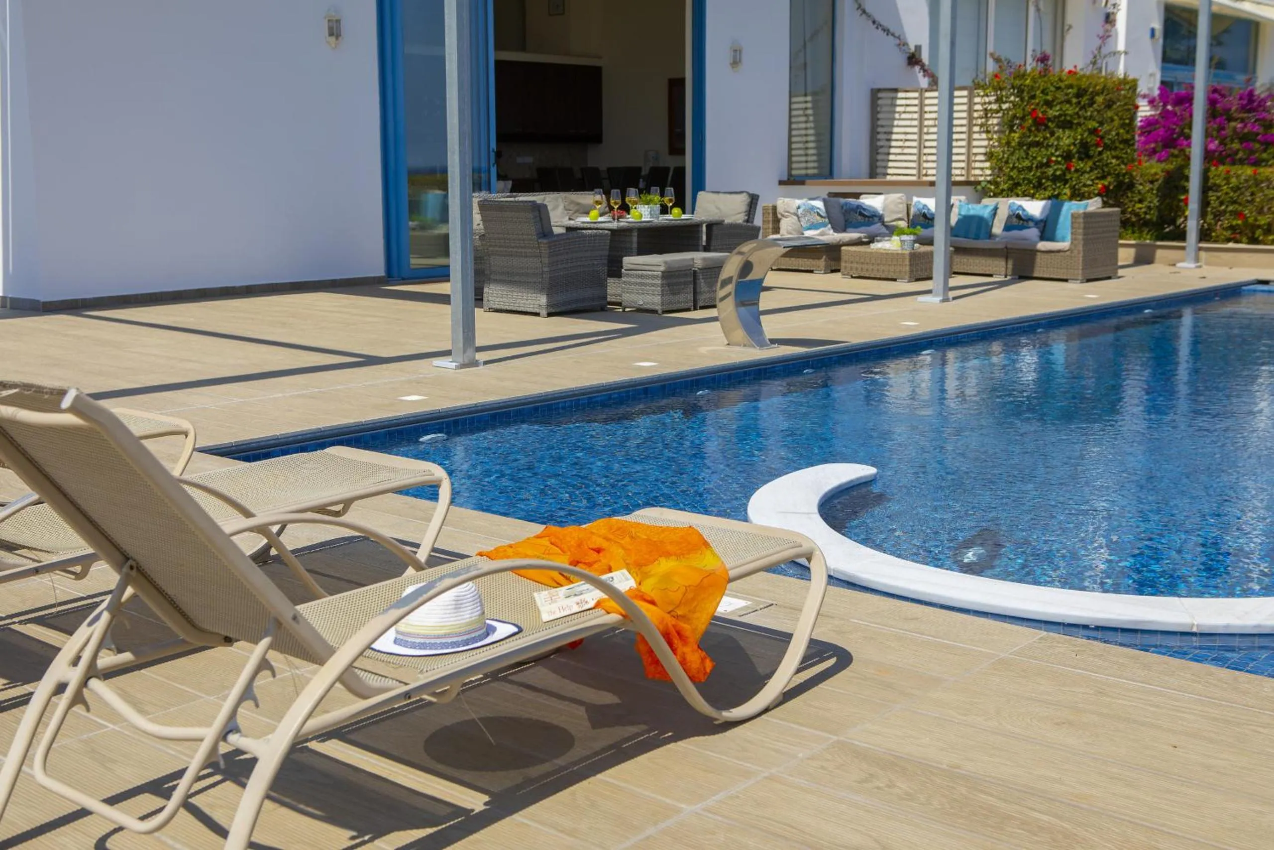 Swimming pool in Protaras Seafront Villa Infinte Aretousa