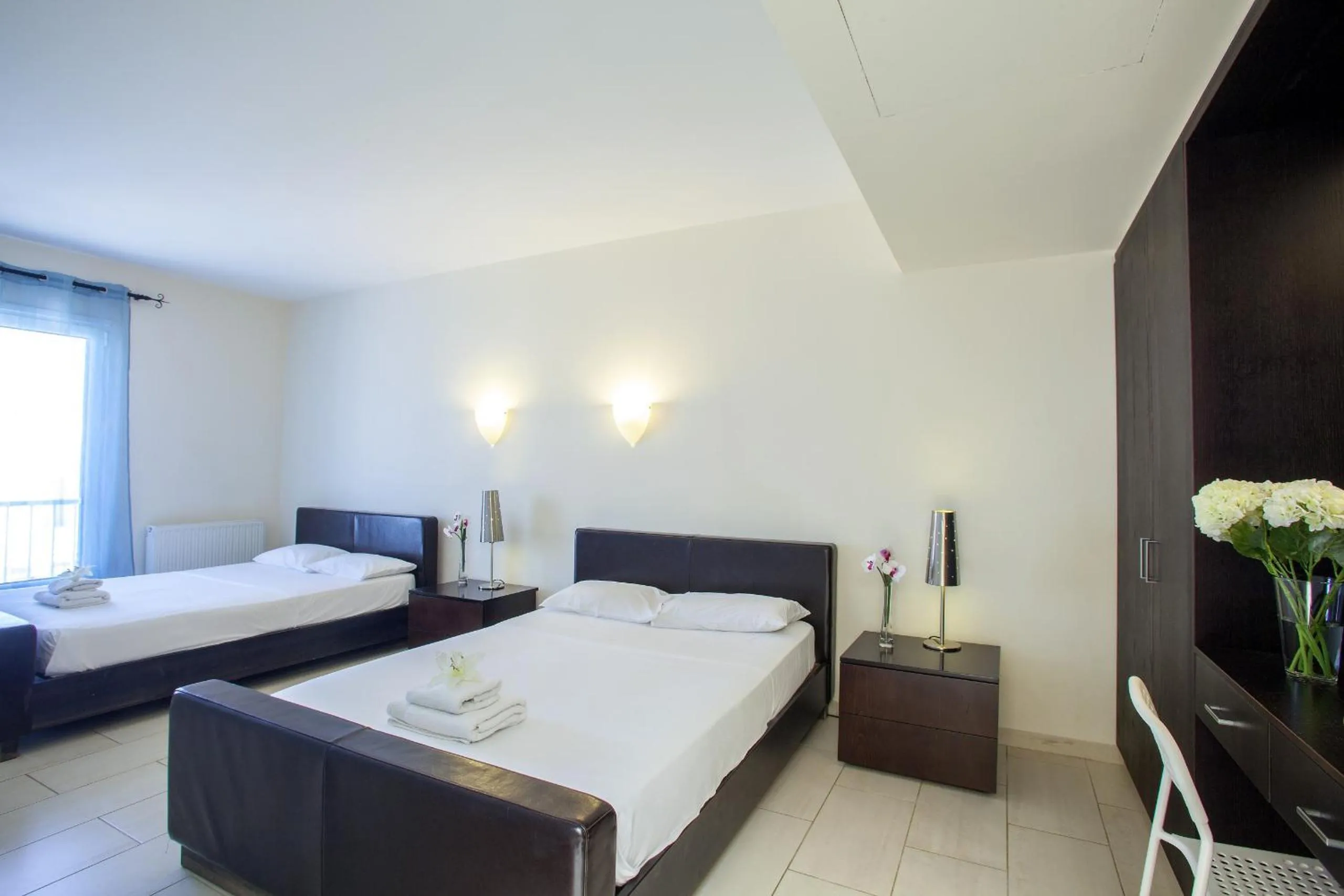 Bedroom, Bed in Protaras Seafront Villa Infinte Aretousa