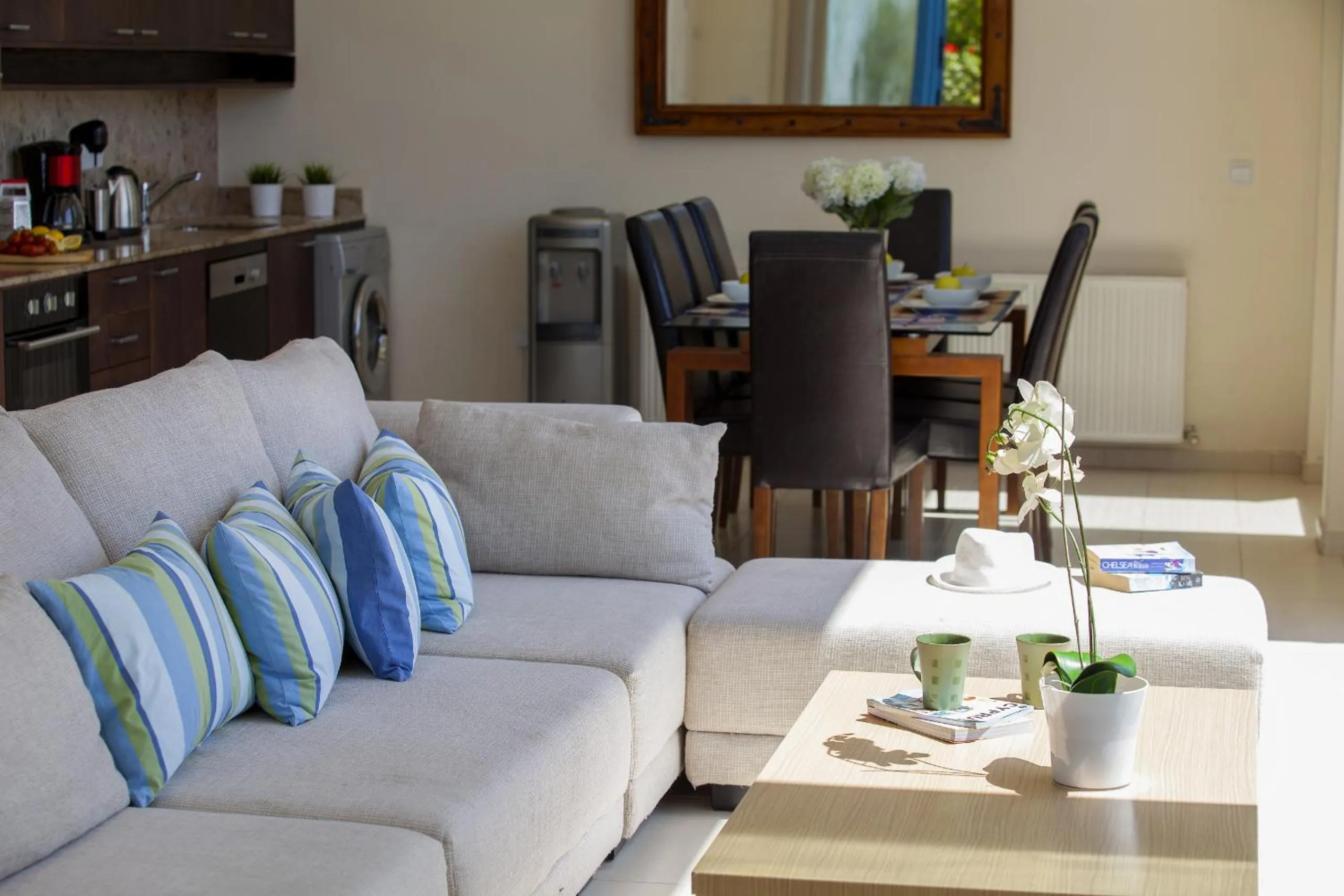 Living room in Protaras Seafront Villa Infinte Aretousa