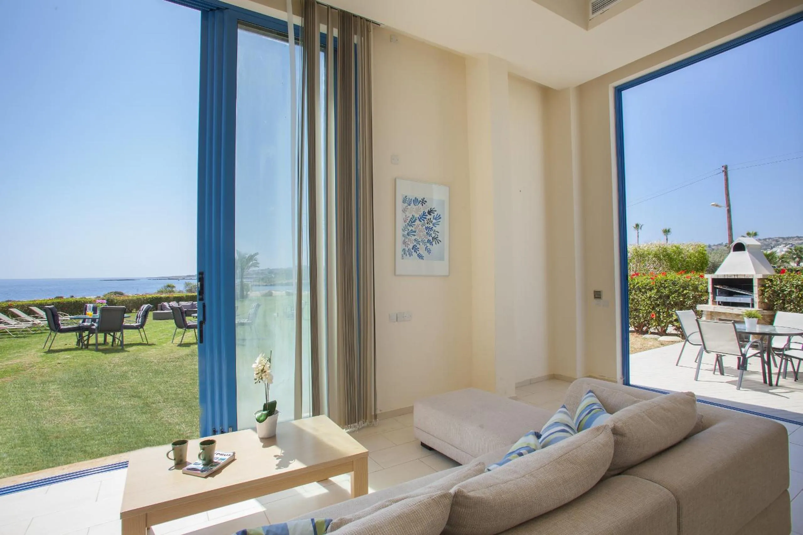 Living room in Protaras Seafront Villa Infinte Aretousa