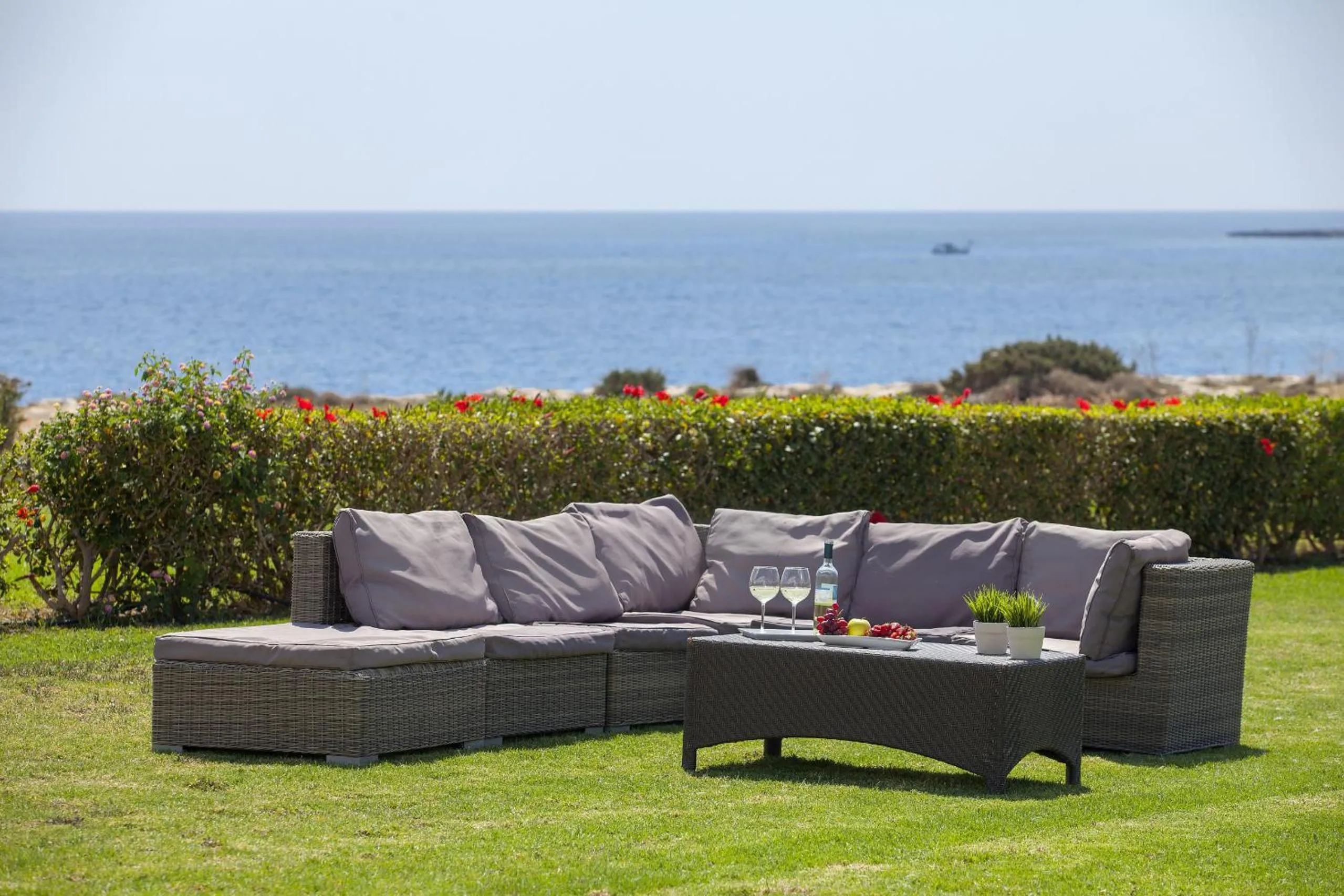 View (from property/room) in Protaras Seafront Villa Infinte Aretousa