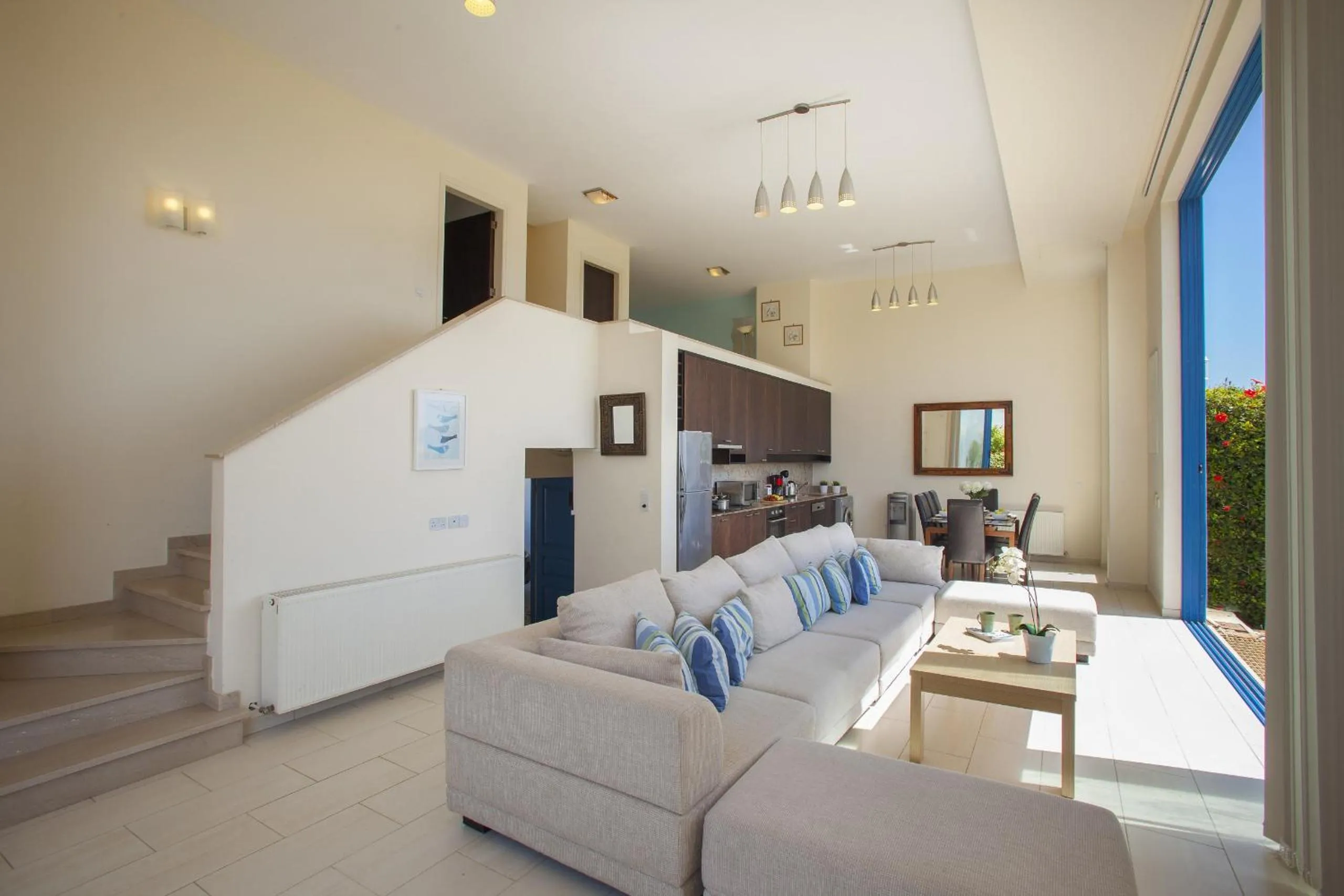 Living room in Protaras Seafront Villa Infinte Aretousa