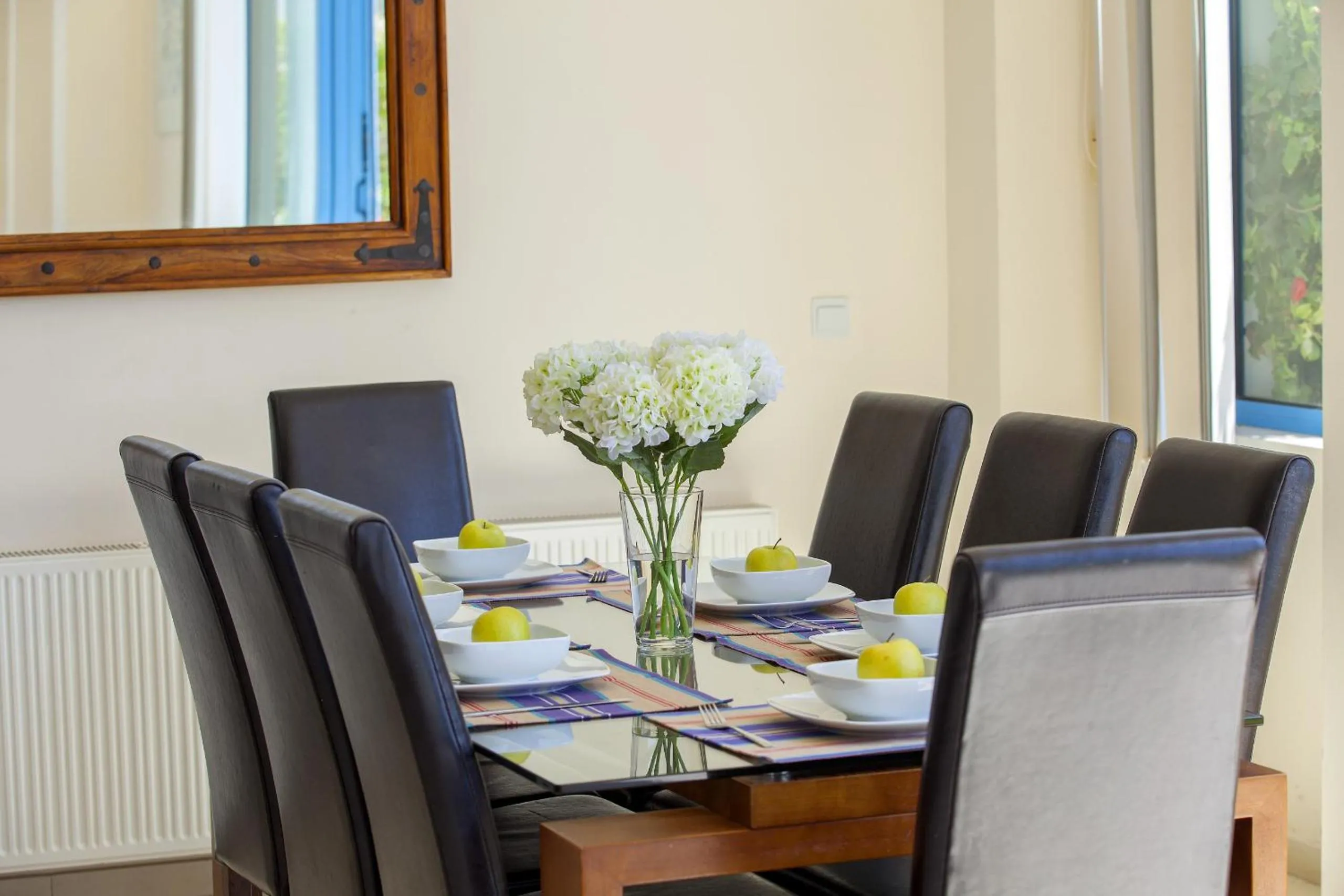 Dining area in Protaras Seafront Villa Infinte Aretousa