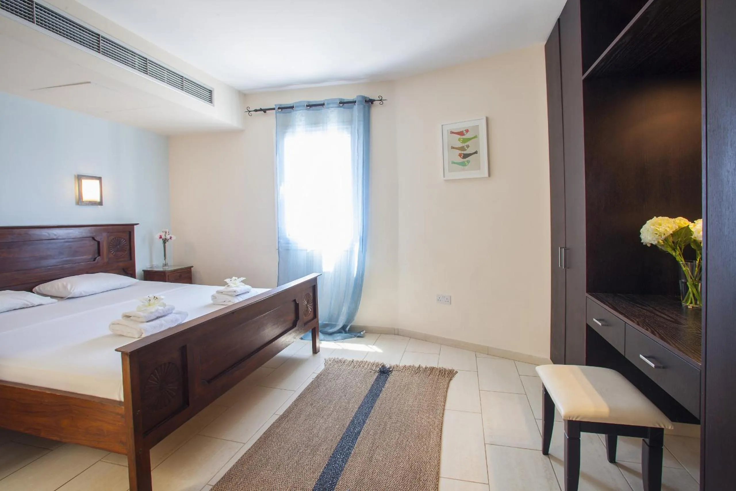 Bedroom, Bed in Protaras Seafront Villa Infinte Aretousa