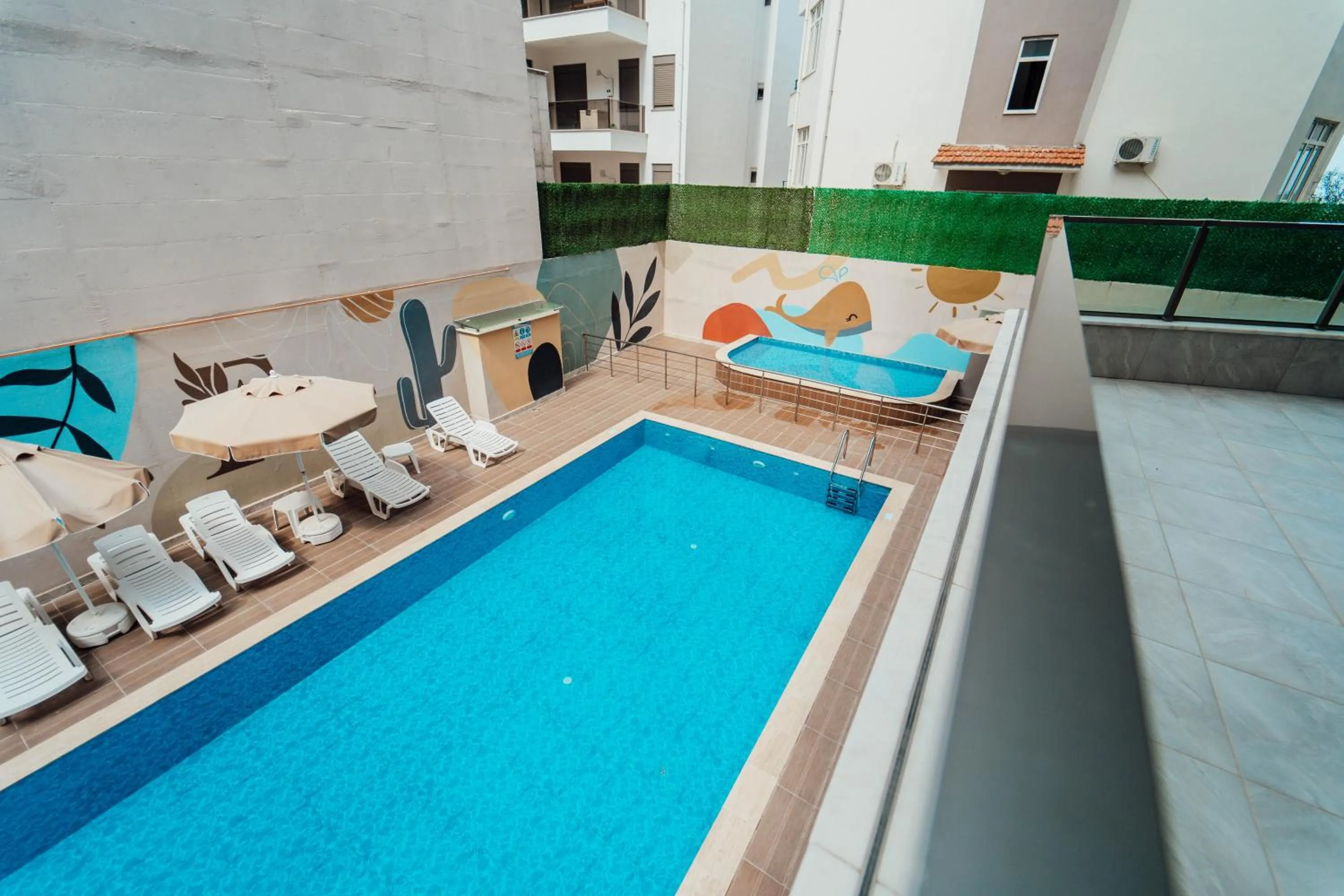 Swimming pool in Fortunella Suites