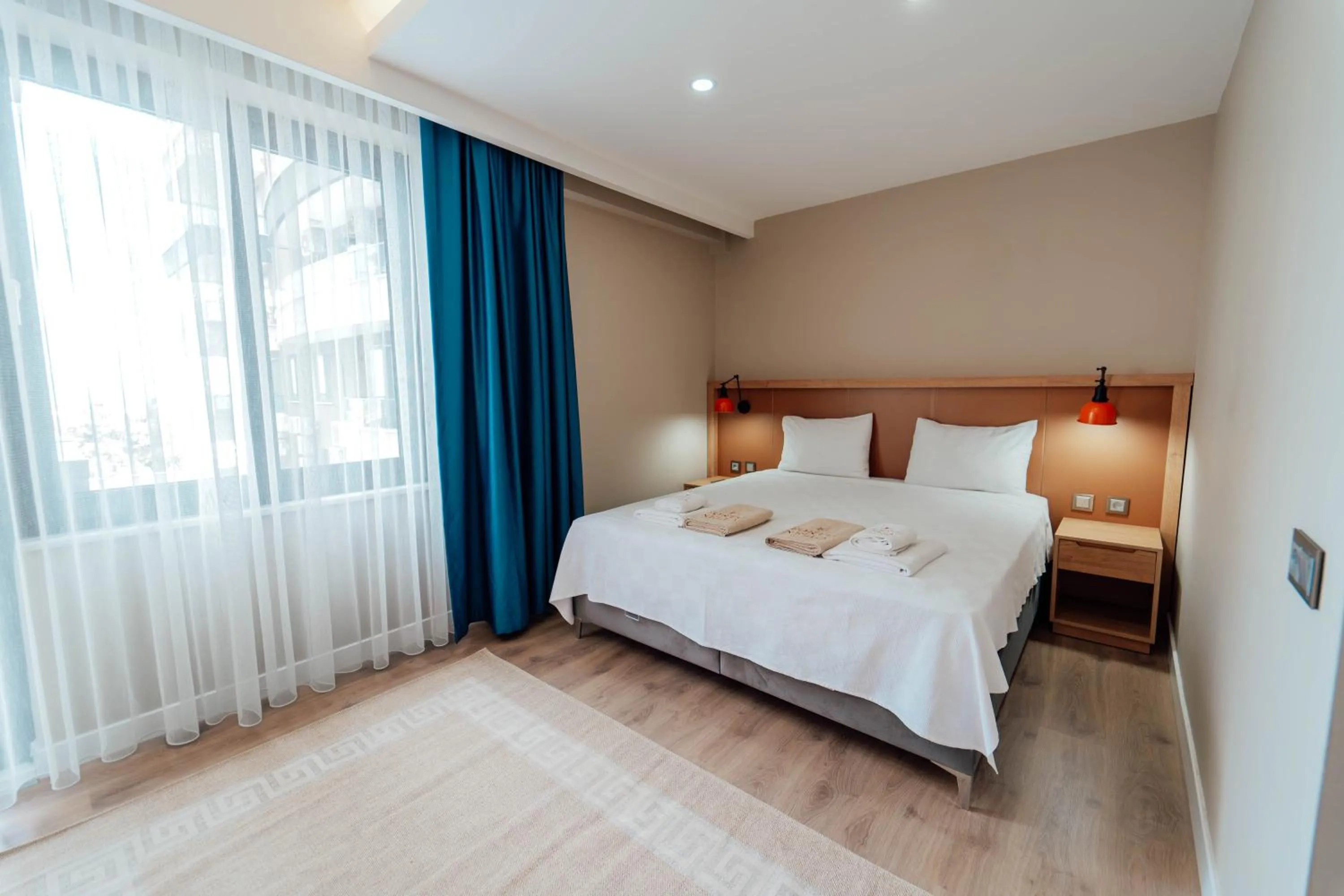 Bed in Fortunella Suites