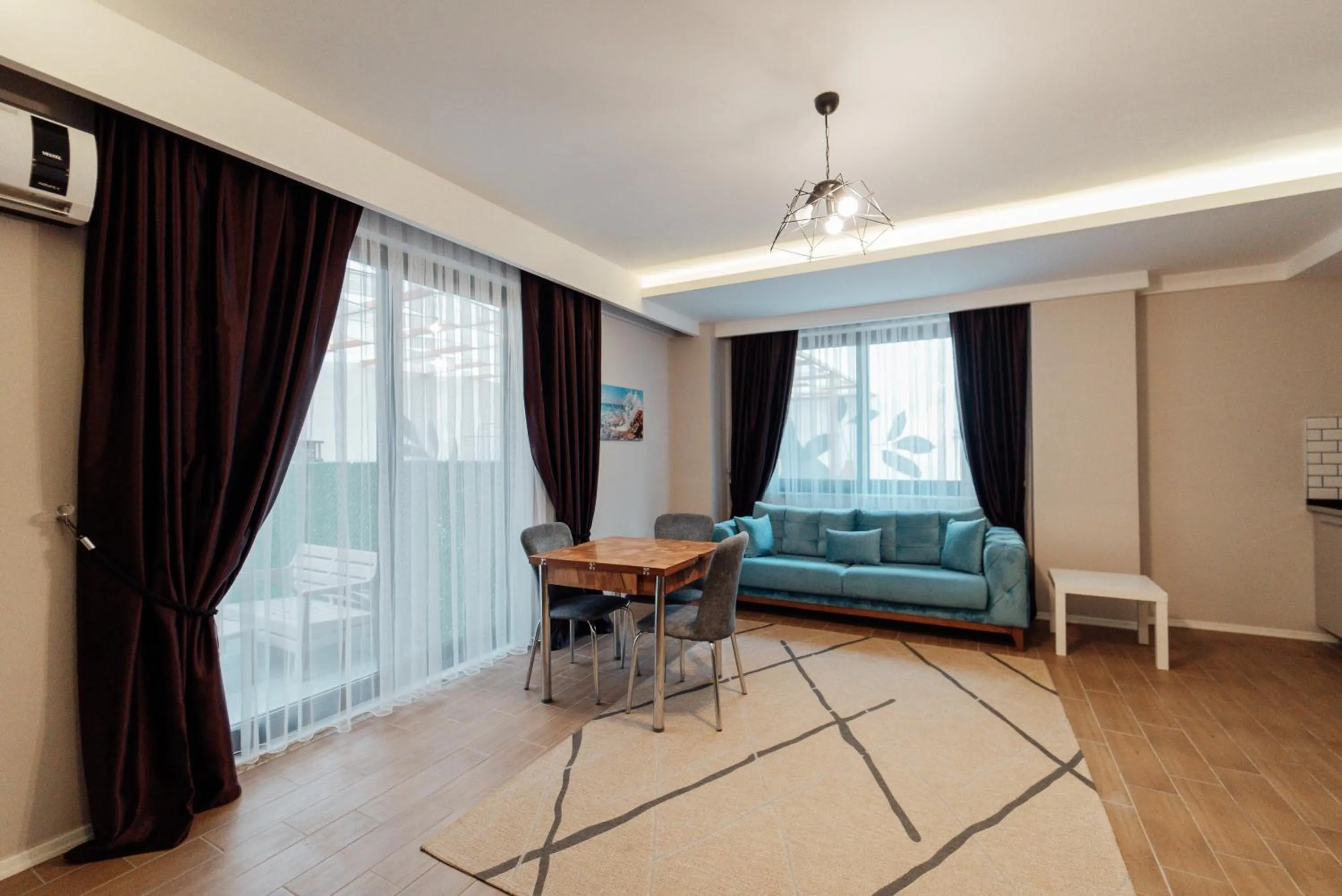 Seating area in Fortunella Suites