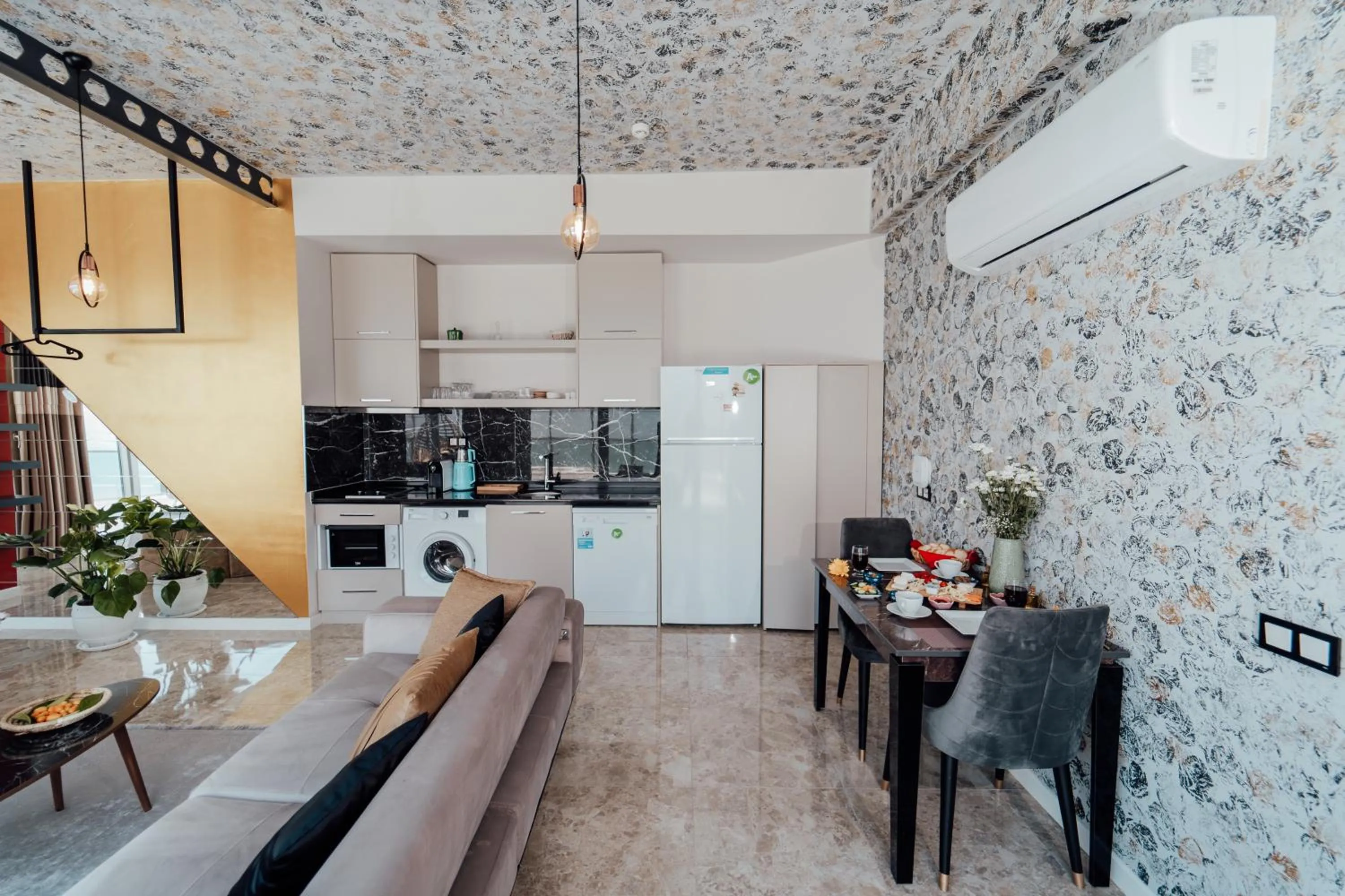 kitchen in Fortunella Suites