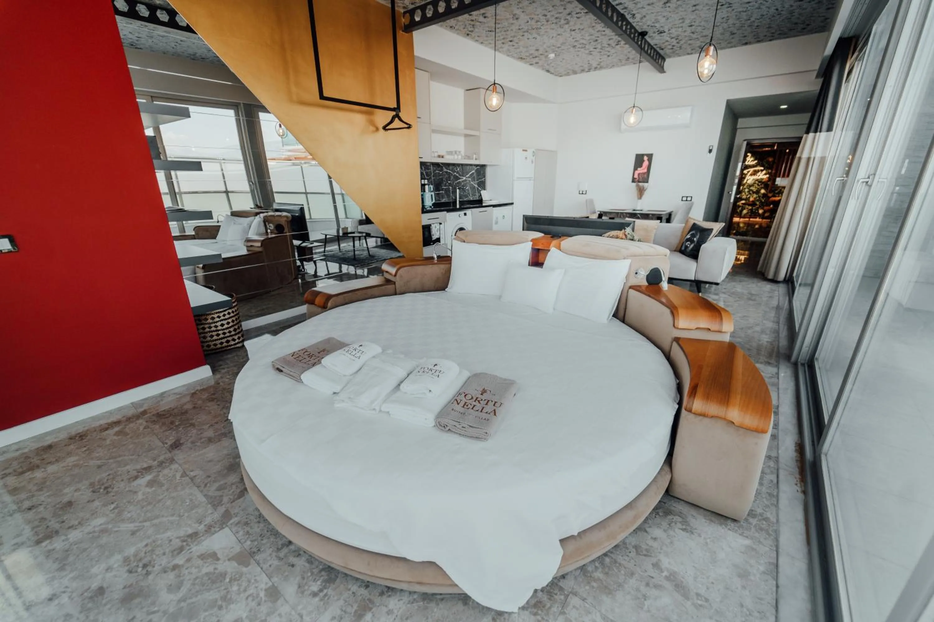 Bed in Fortunella Suites