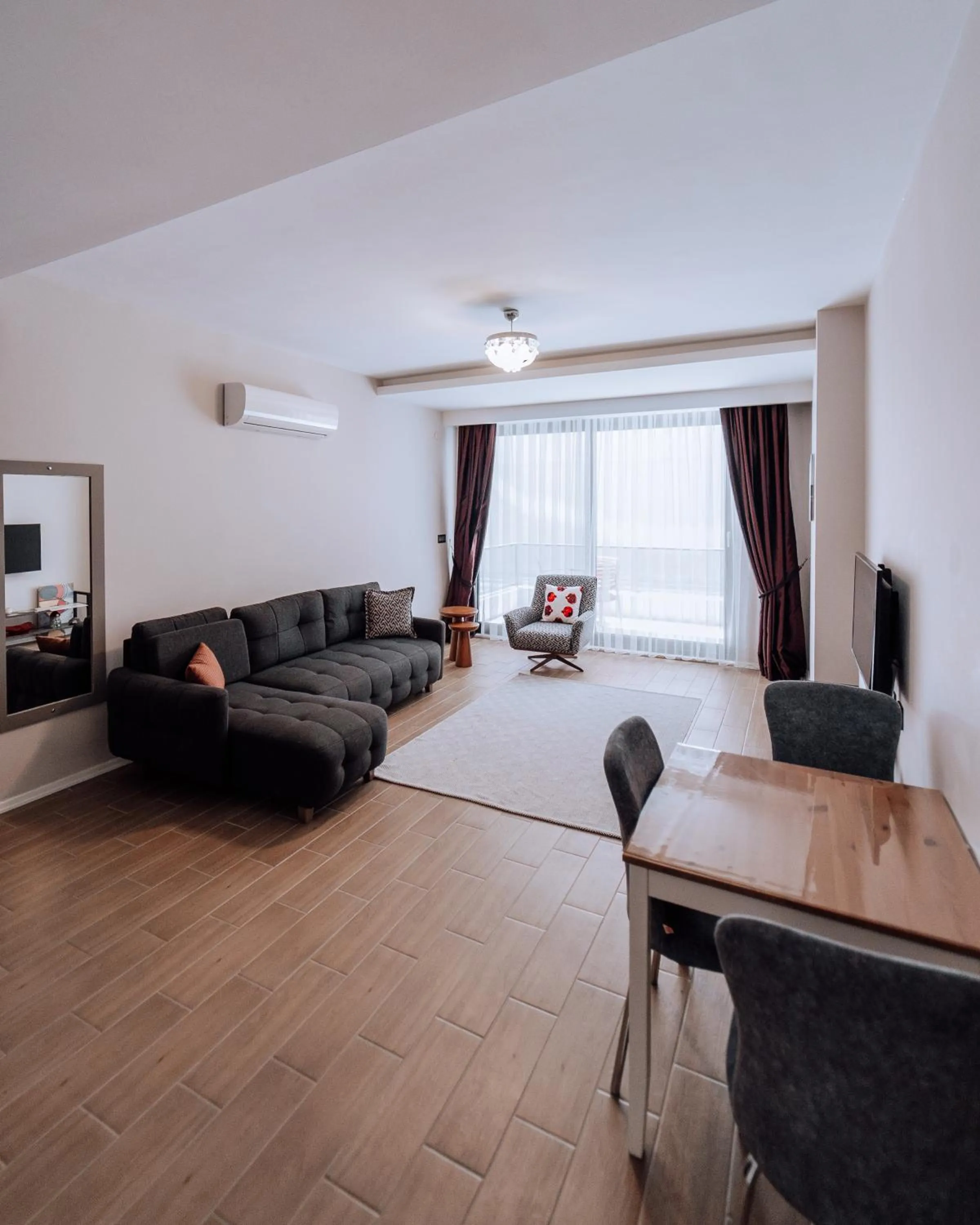 Seating area in Fortunella Suites