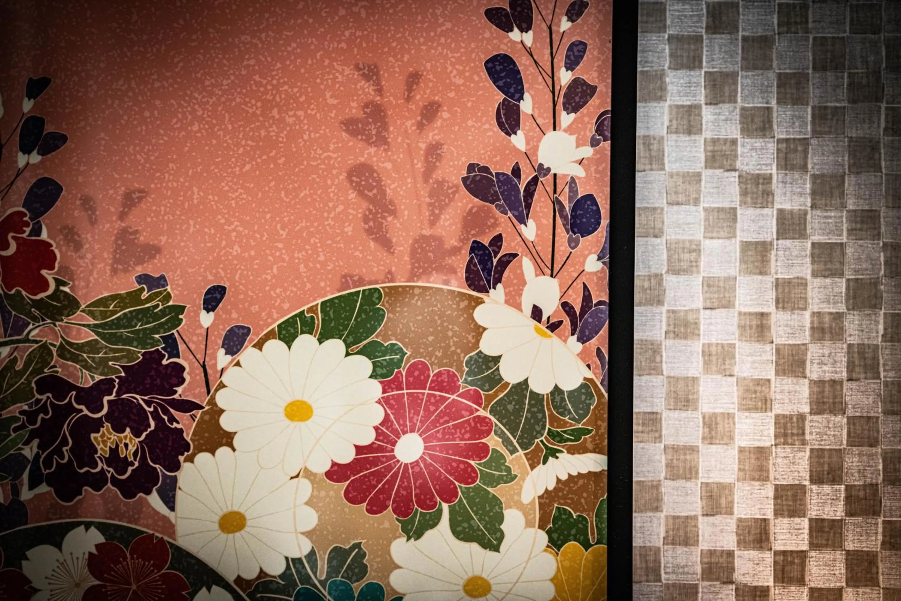 Decorative detail in kaguya asakusa Women only guest house