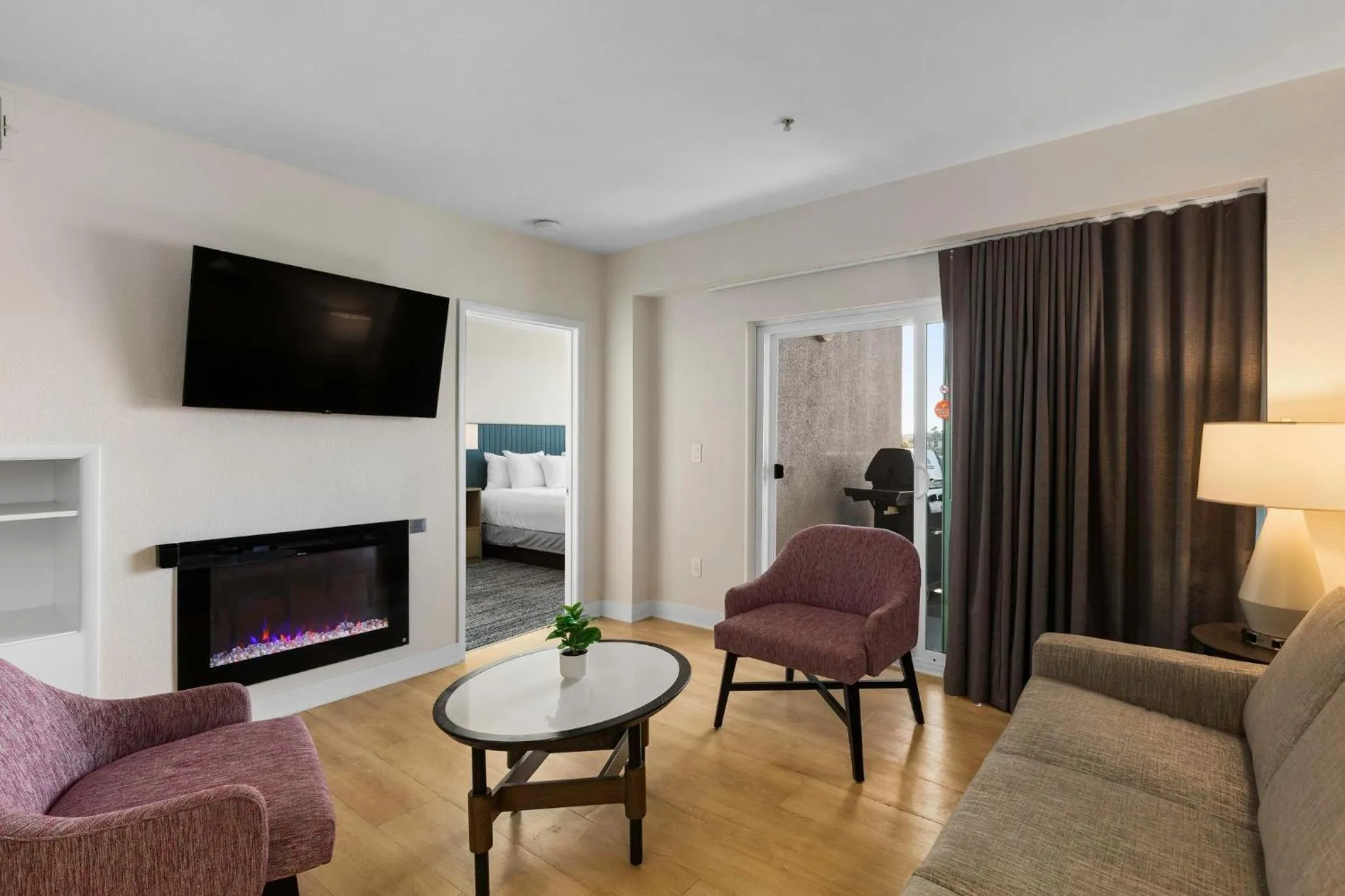 Living room in Worldmark Oceanside Harbor