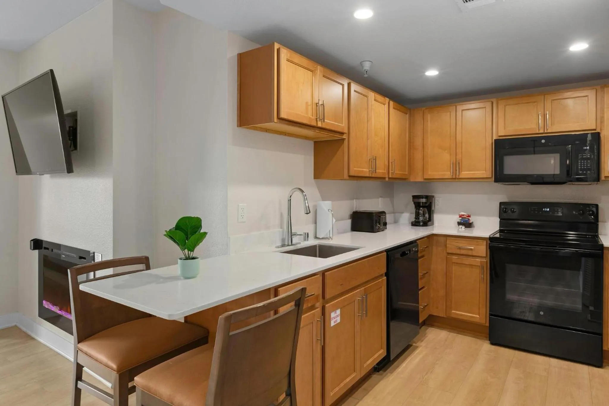 Communal kitchen in Worldmark Oceanside Harbor