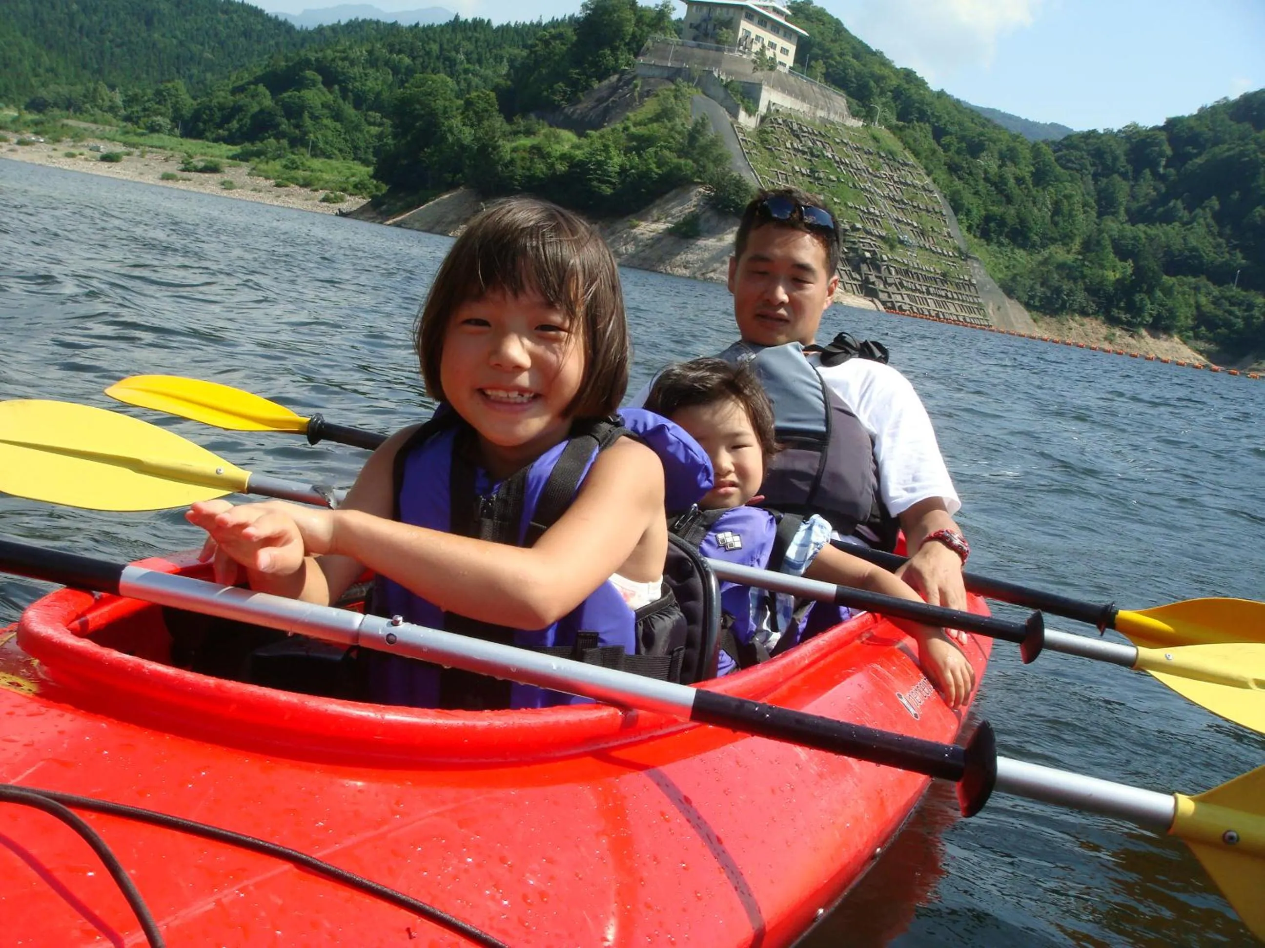 Canoeing in Hotel Sunbird