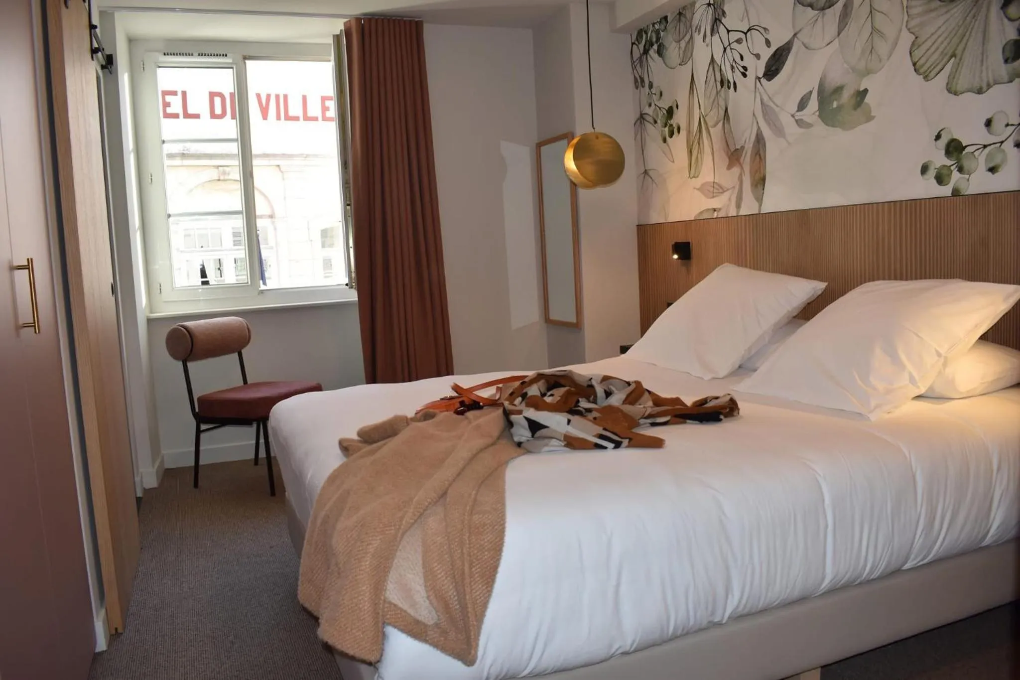 Bedroom, Bed in Hotel Les Tilleuls