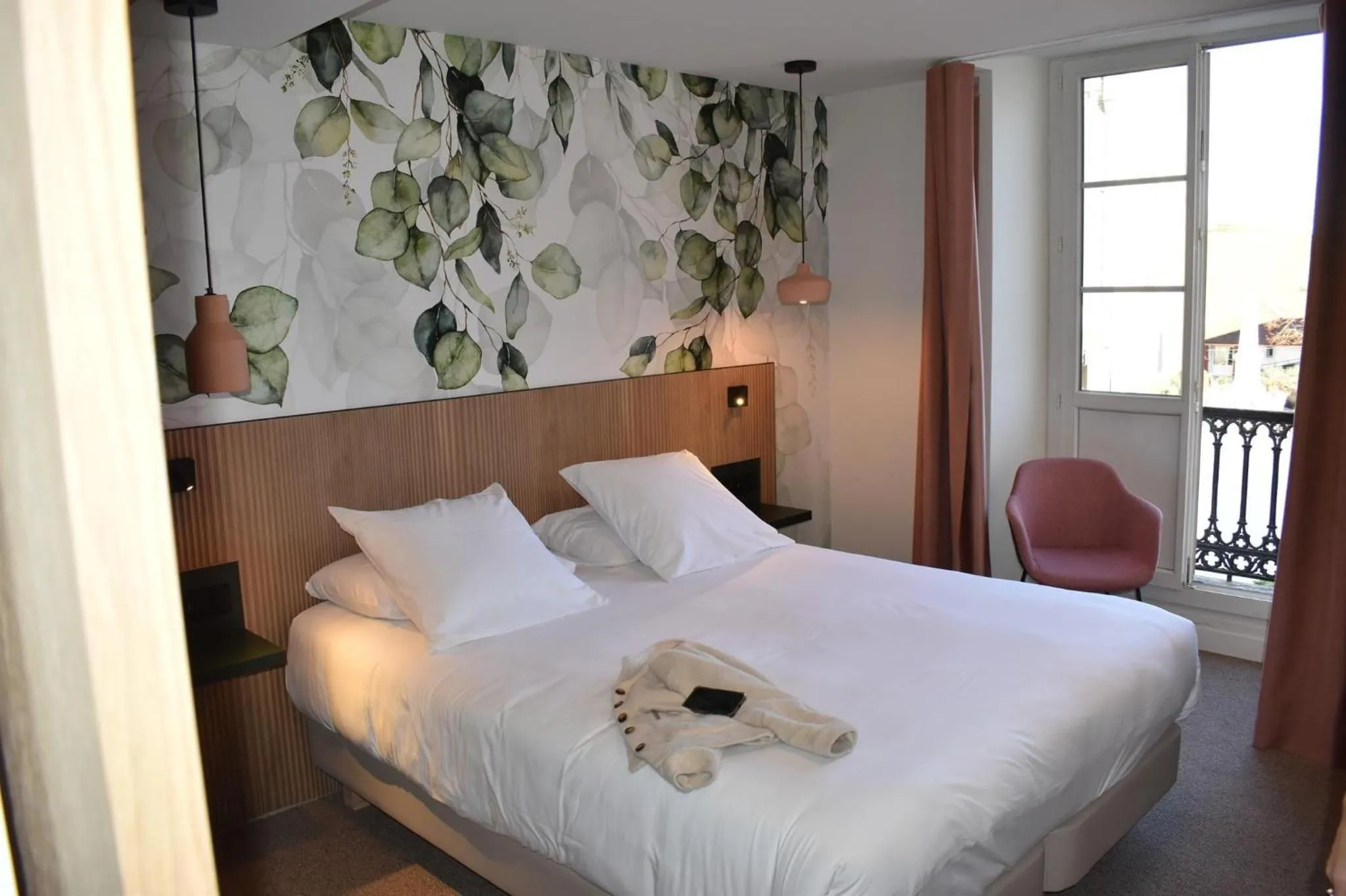 Bedroom, Bed in Hotel Les Tilleuls