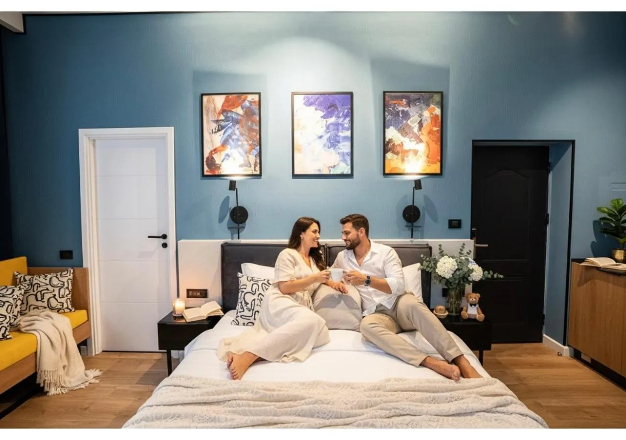 Bedroom, Bed in Emil Balaban Luxury Apart-Hotel