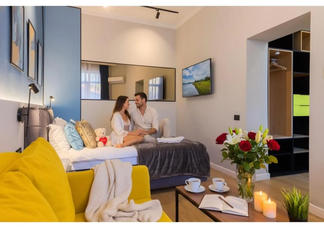 Bedroom, Bed in Emil Balaban Luxury Apart-Hotel