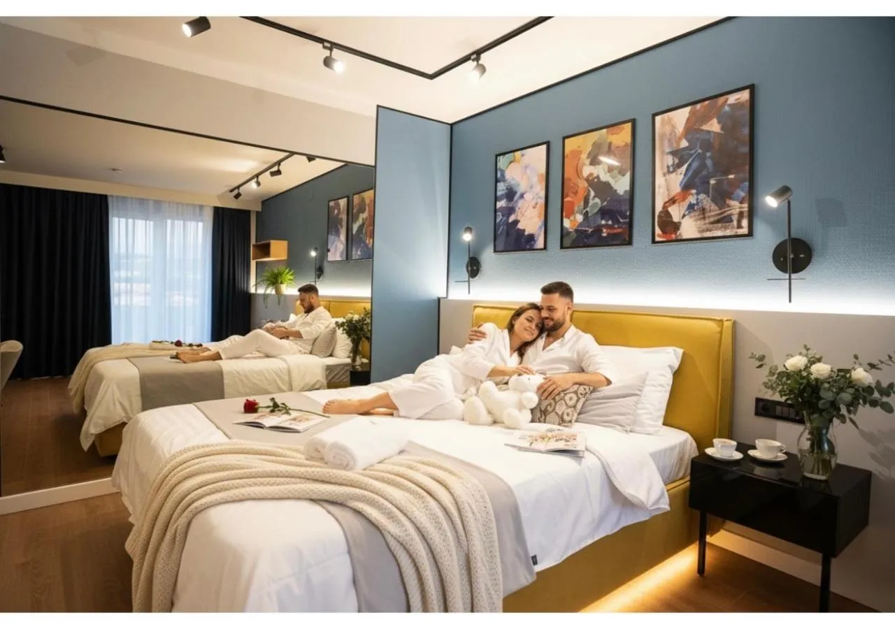 Bedroom, Bed in Emil Balaban Luxury Apart-Hotel