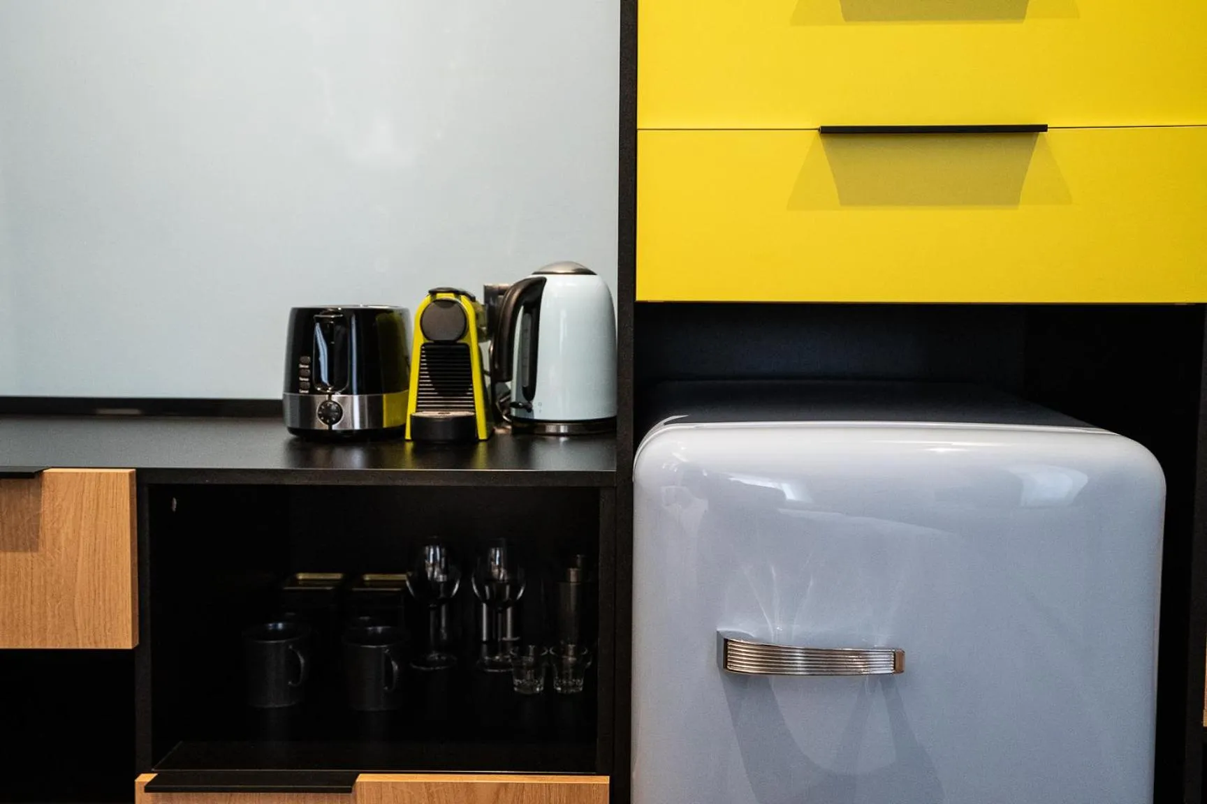 Kitchen or kitchenette in Emil Balaban Luxury Apart-Hotel