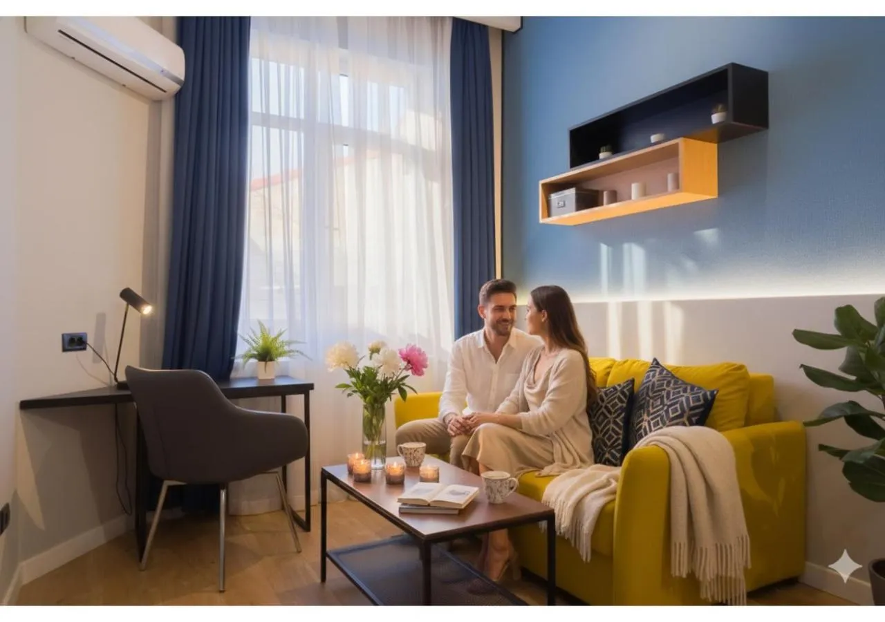 Living room in Emil Balaban Luxury Apart-Hotel