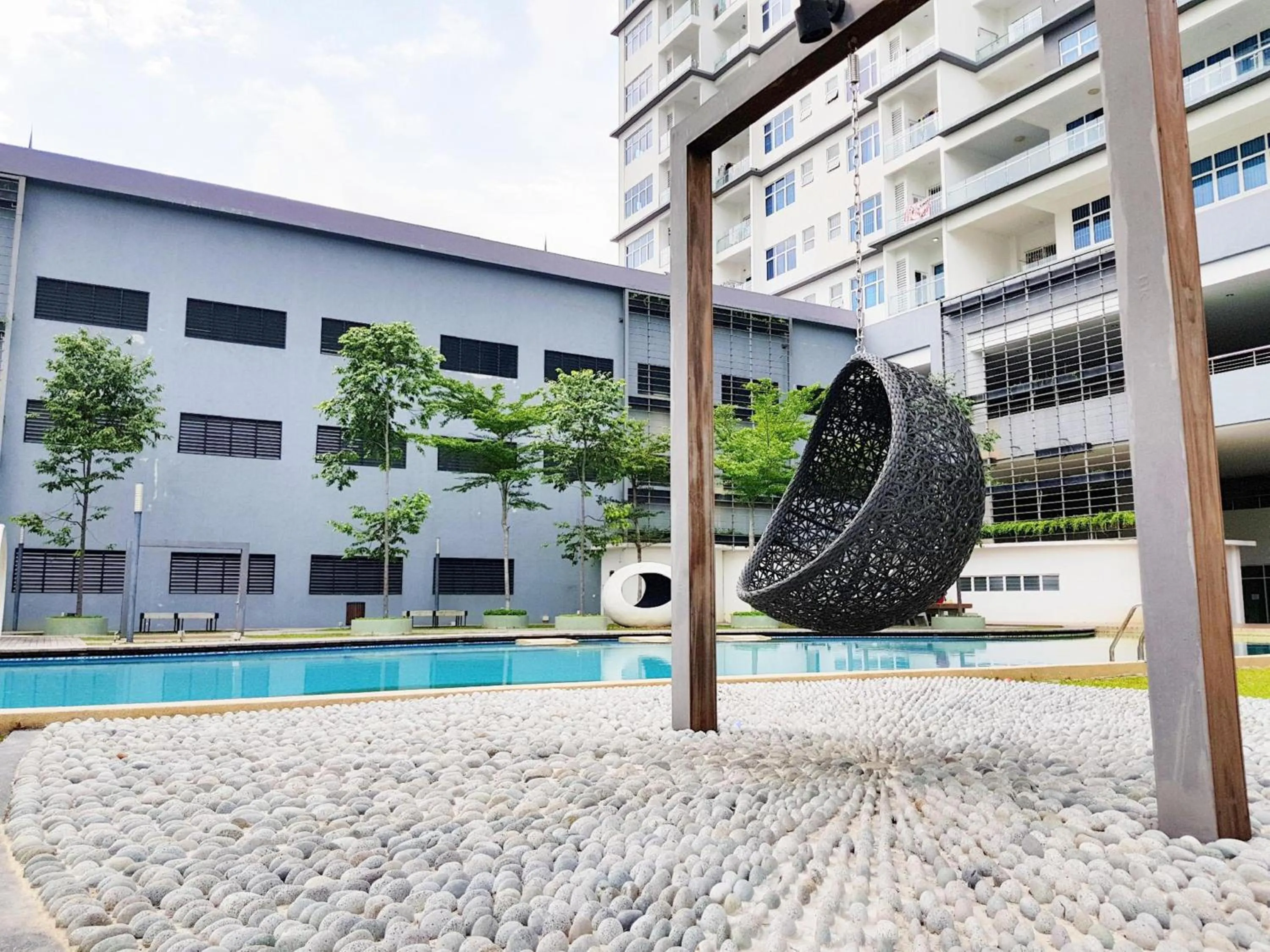 Swimming pool in Puchong Skypod Residence @ Hostay