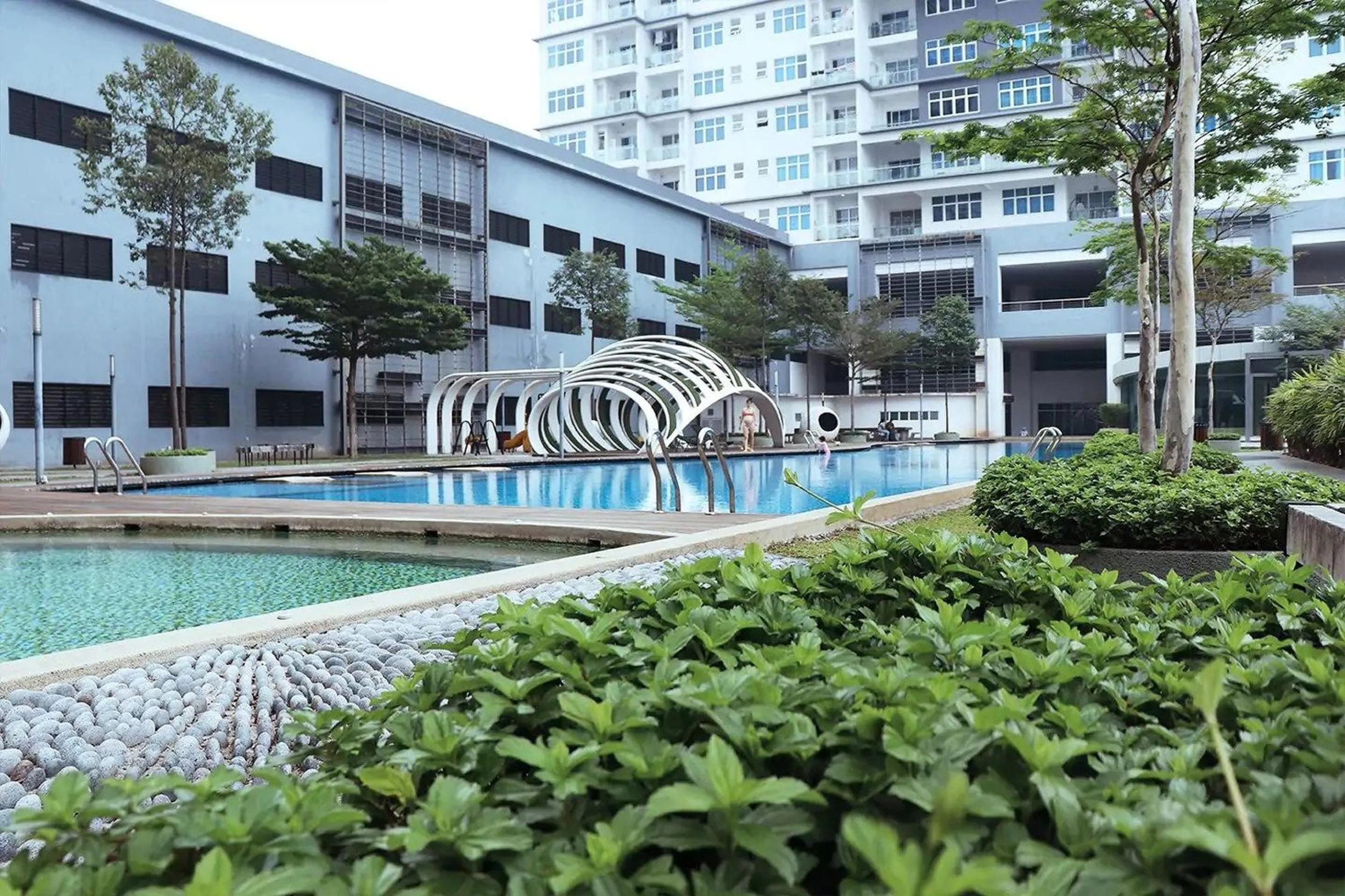 Swimming pool in Puchong Skypod Residence @ Hostay