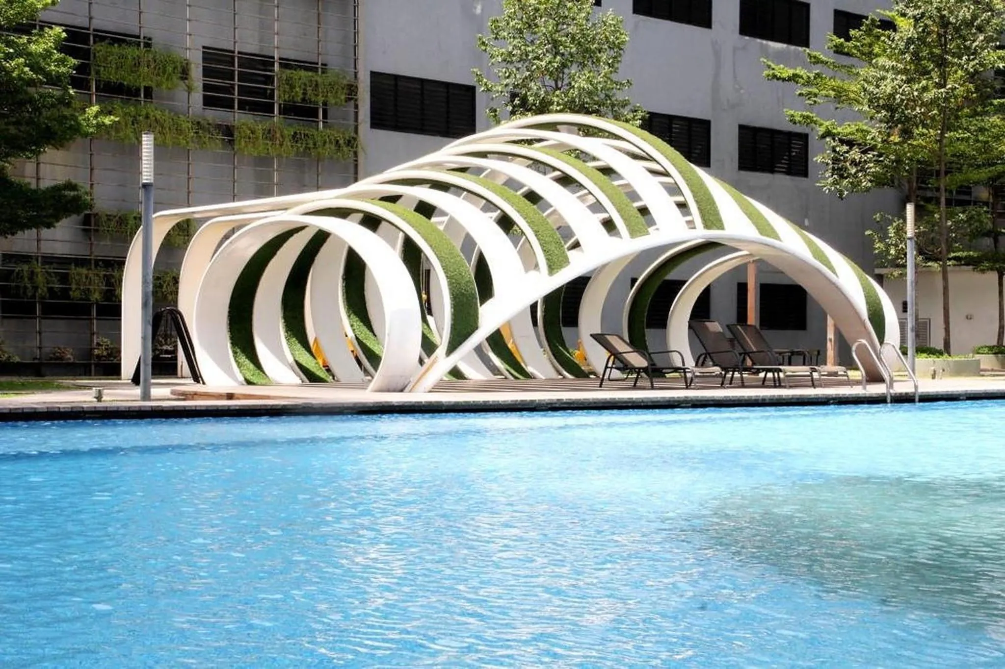 Swimming pool in Puchong Skypod Residence @ Hostay