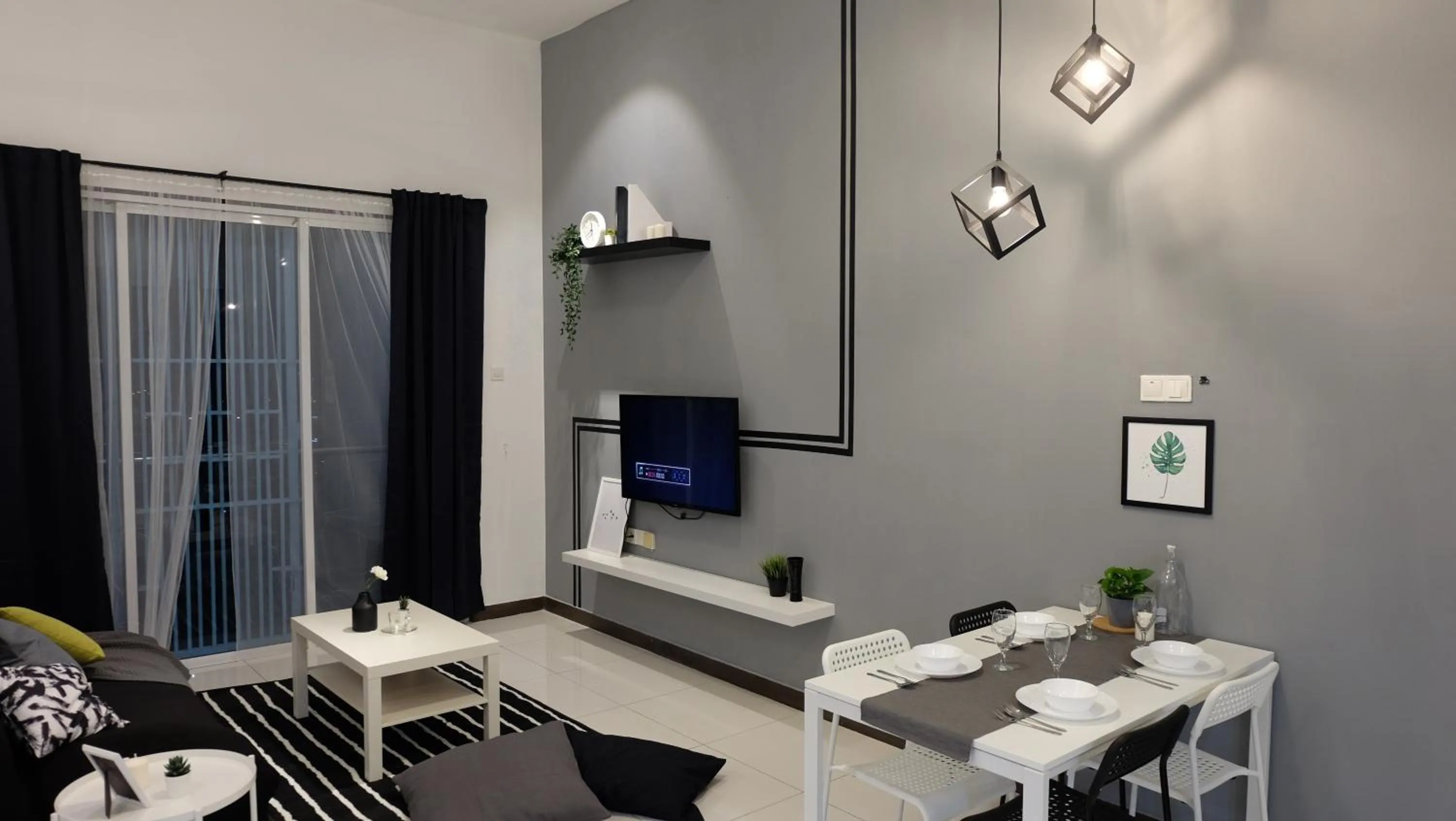 TV and multimedia in Puchong Skypod Residence @ Hostay