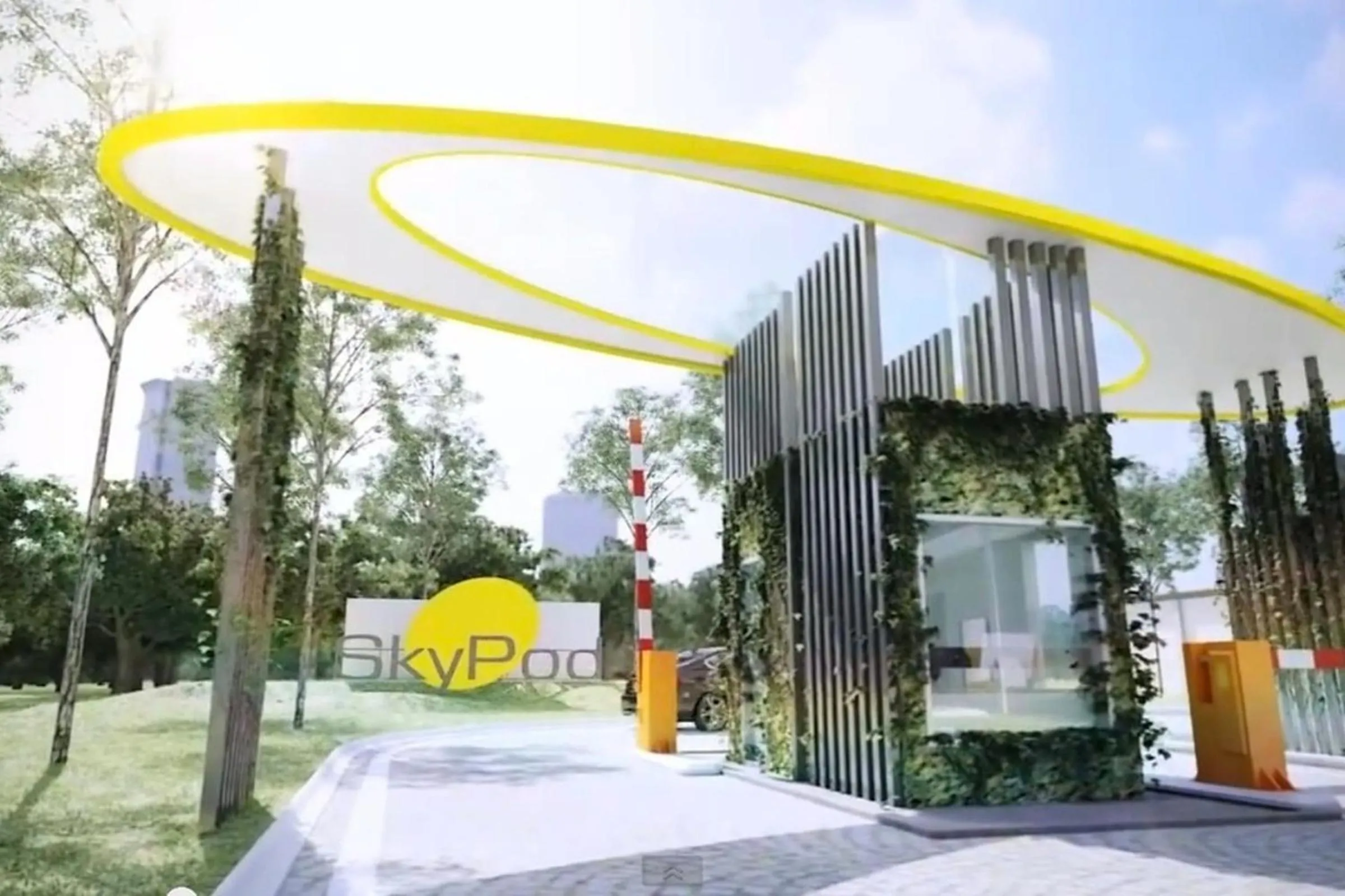 Facade/entrance in Puchong Skypod Residence @ Hostay
