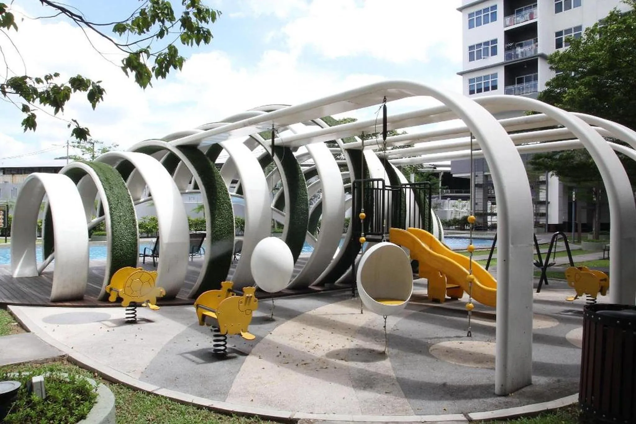 Children play ground in Puchong Skypod Residence @ Hostay