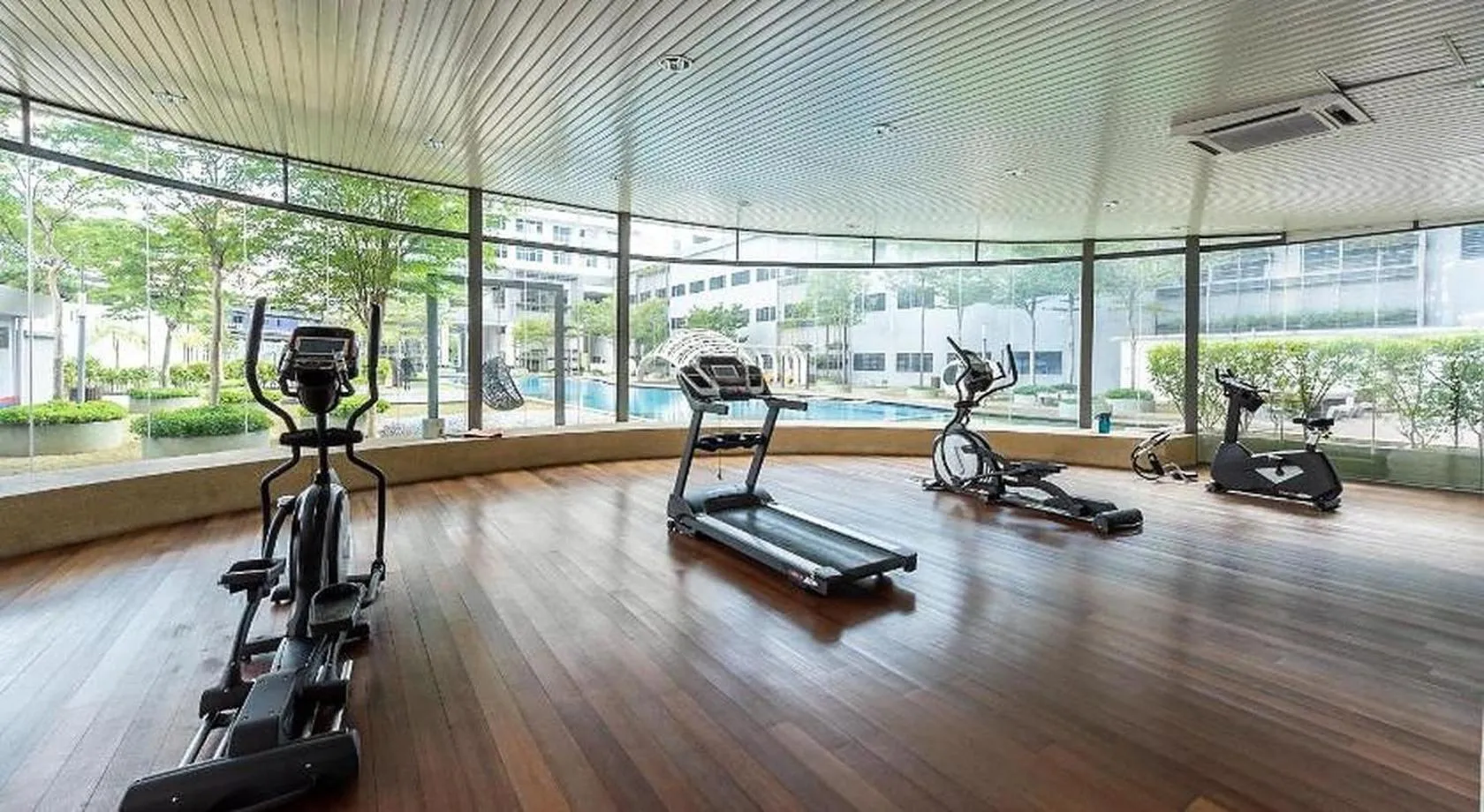 Fitness centre/facilities in Puchong Skypod Residence @ Hostay