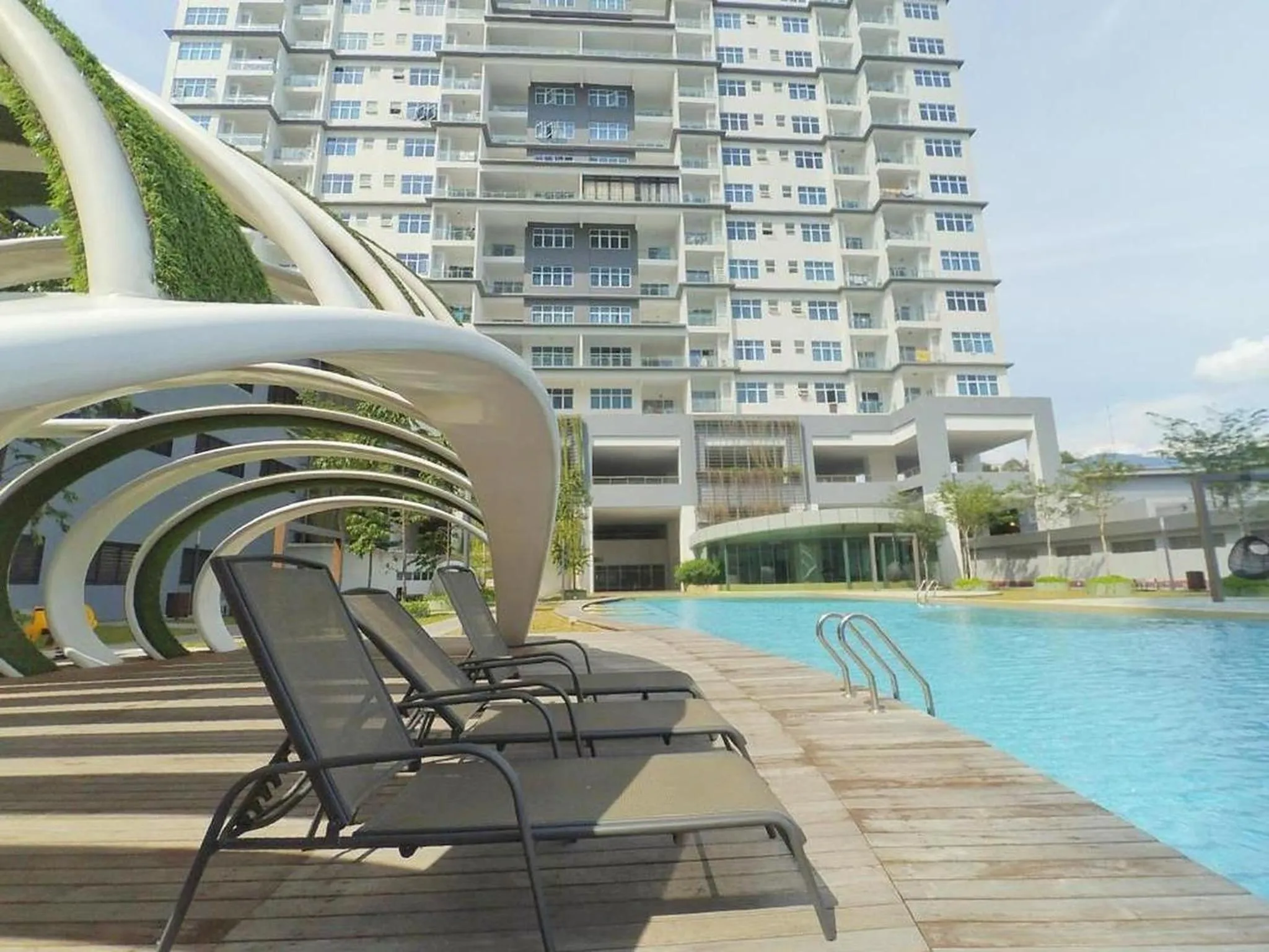 Swimming pool in Puchong Skypod Residence @ Hostay