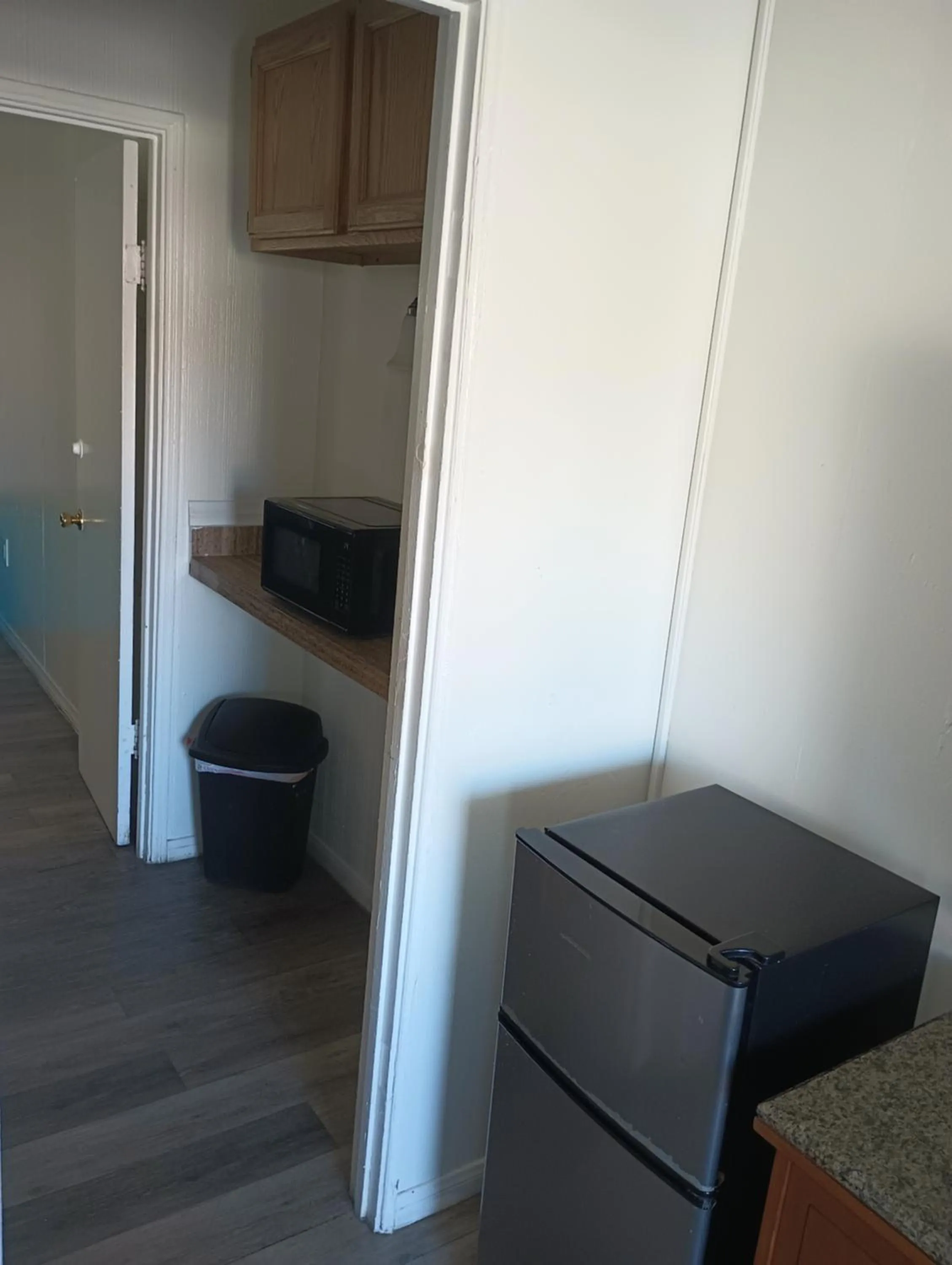 Kitchen or kitchenette in Oceana Boutique Hotel