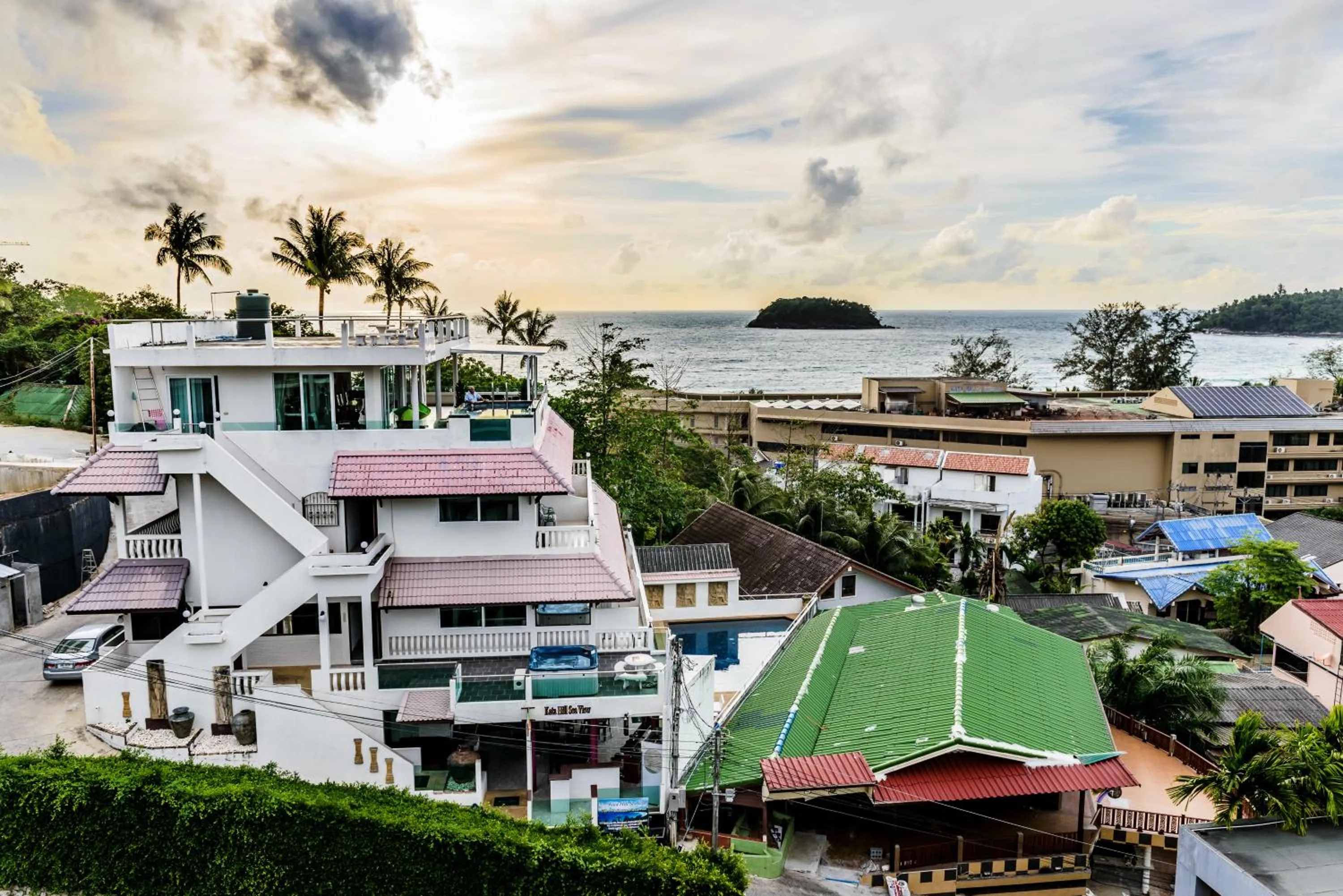 Bird's eye view in Kata Hill Sea View Hotel
