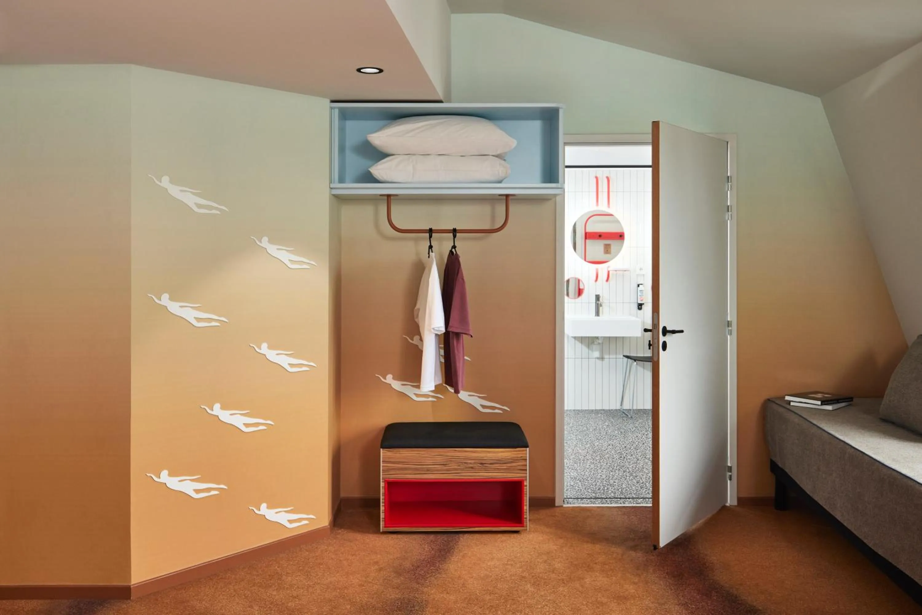 Bathroom, Bed in You Hotel Deauville - Handwritten Collection