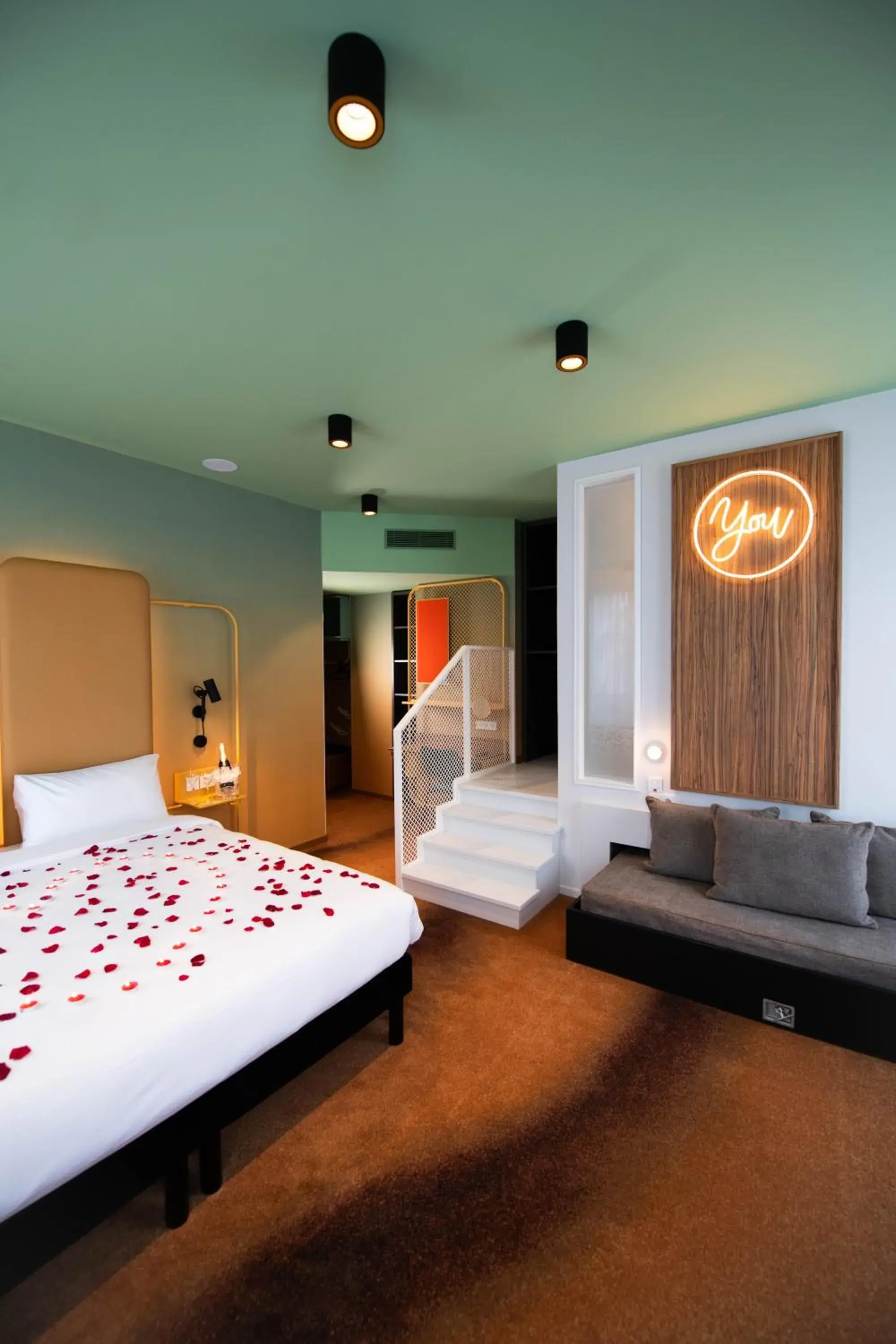 Photo of the whole room, Bed in You Hotel Deauville - Handwritten Collection Photo of the whole room, Bed in You Hotel Deauville - Handwritten Collection