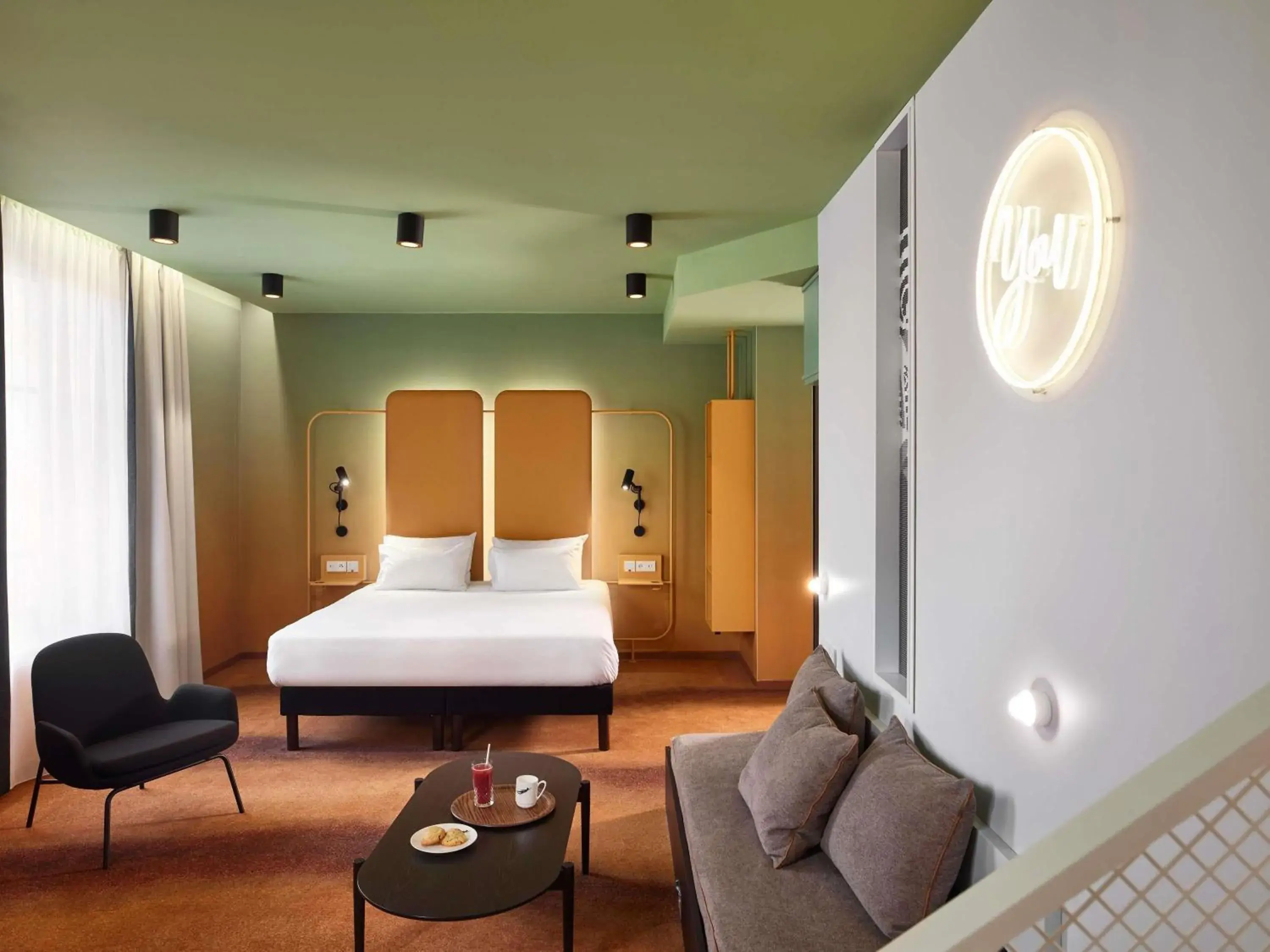 Bedroom, Bed in You Hotel Deauville - Handwritten Collection Bedroom, Bed in You Hotel Deauville - Handwritten Collection