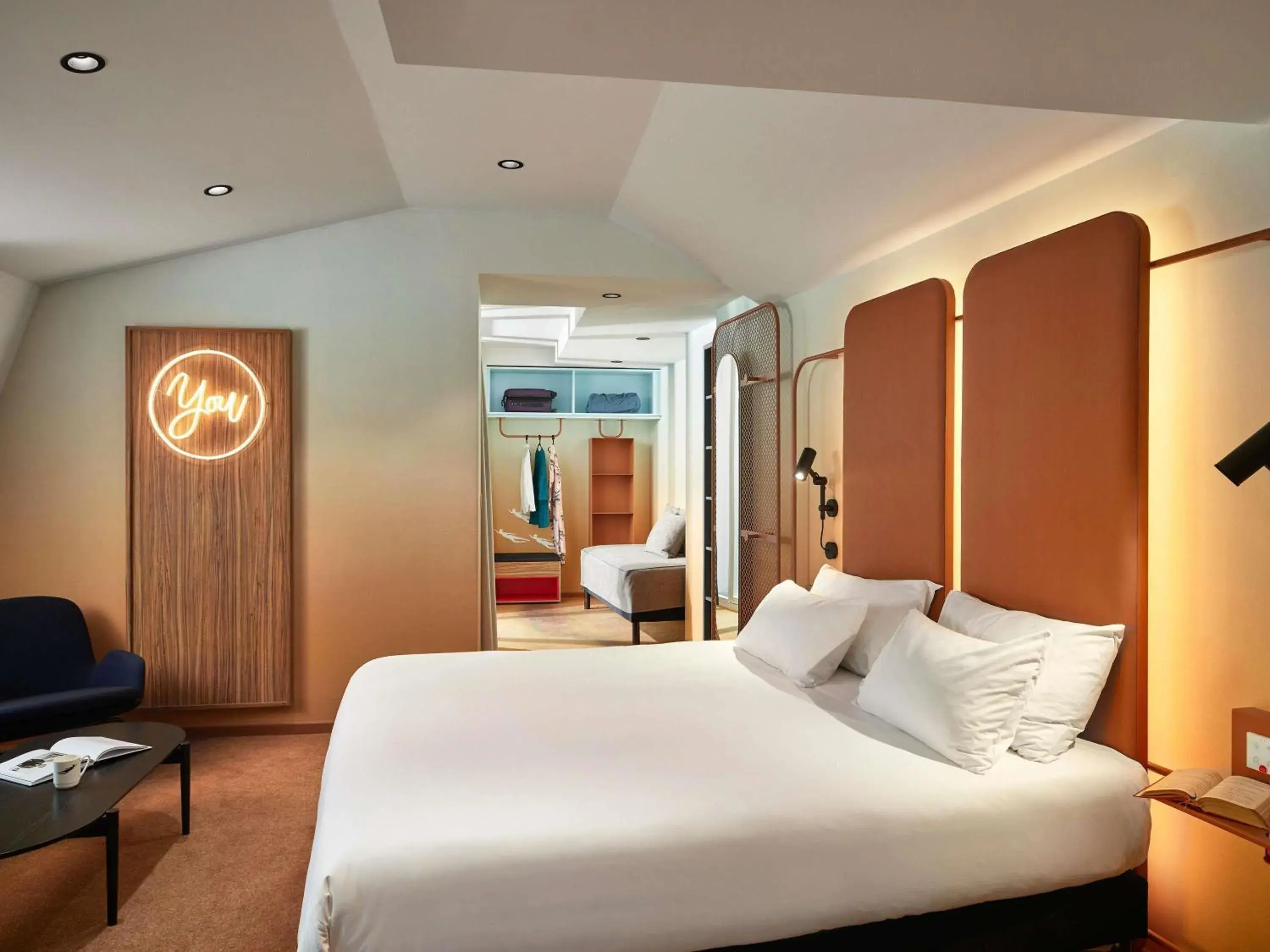 Bedroom, Bed in You Hotel Deauville - Handwritten Collection Bedroom, Bed in You Hotel Deauville - Handwritten Collection