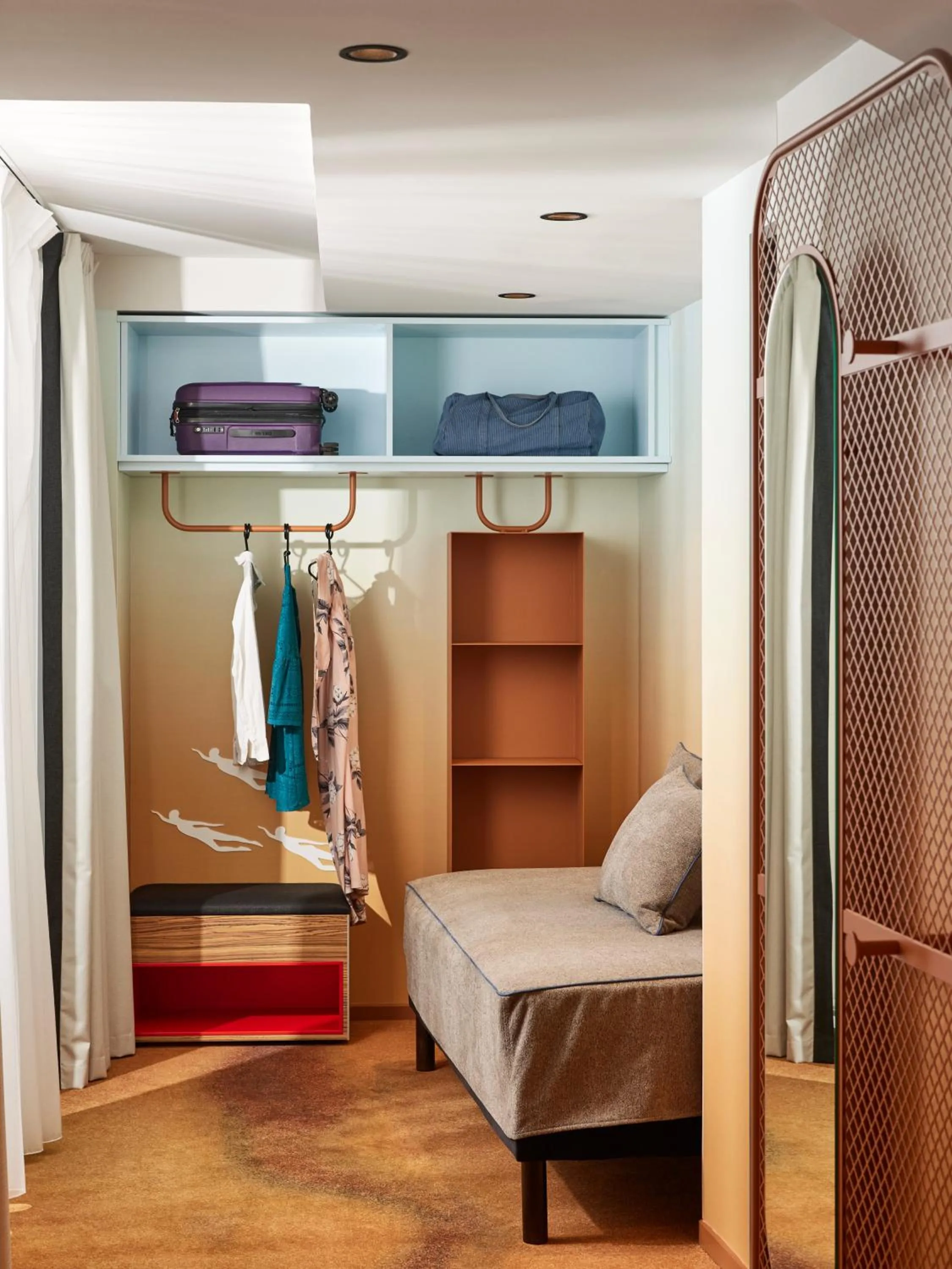 Bedroom, Bed in You Hotel Deauville - Handwritten Collection