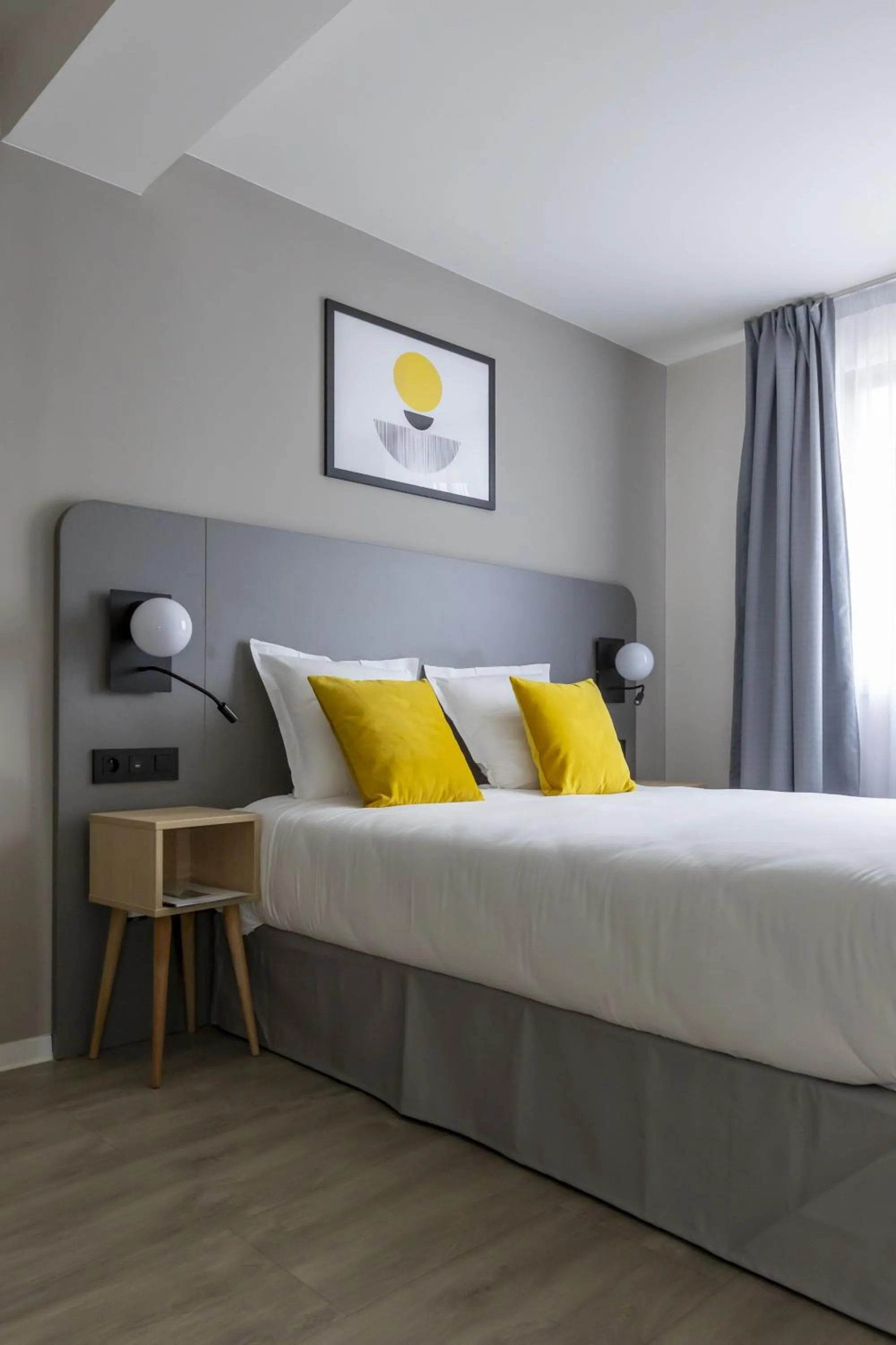 Bedroom, Bed in Appart Hotel Odalys City Strasbourg Green Marsh