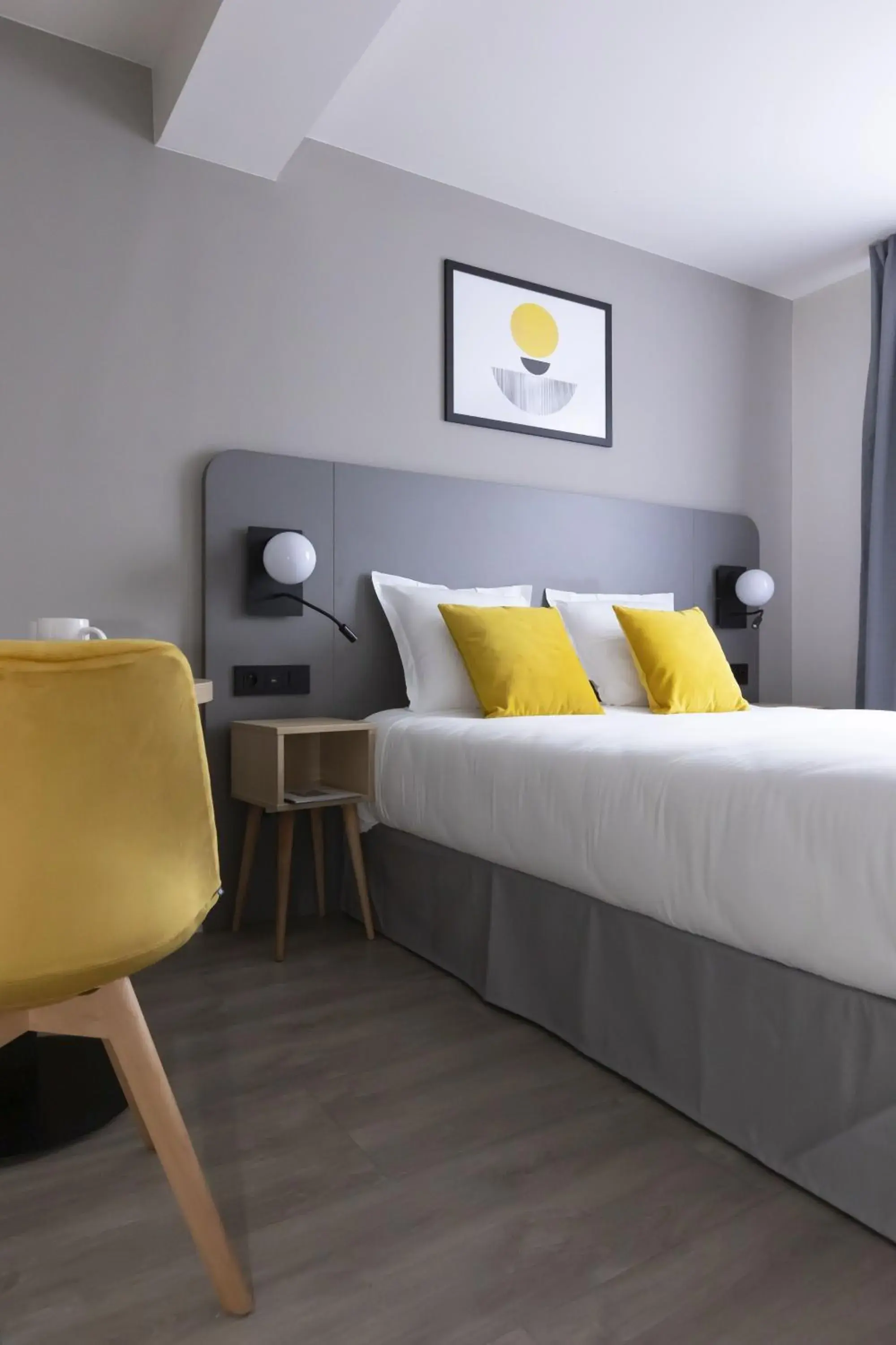 Bedroom, Bed in Appart Hotel Odalys City Strasbourg Green Marsh Bedroom, Bed in Appart Hotel Odalys City Strasbourg Green Marsh