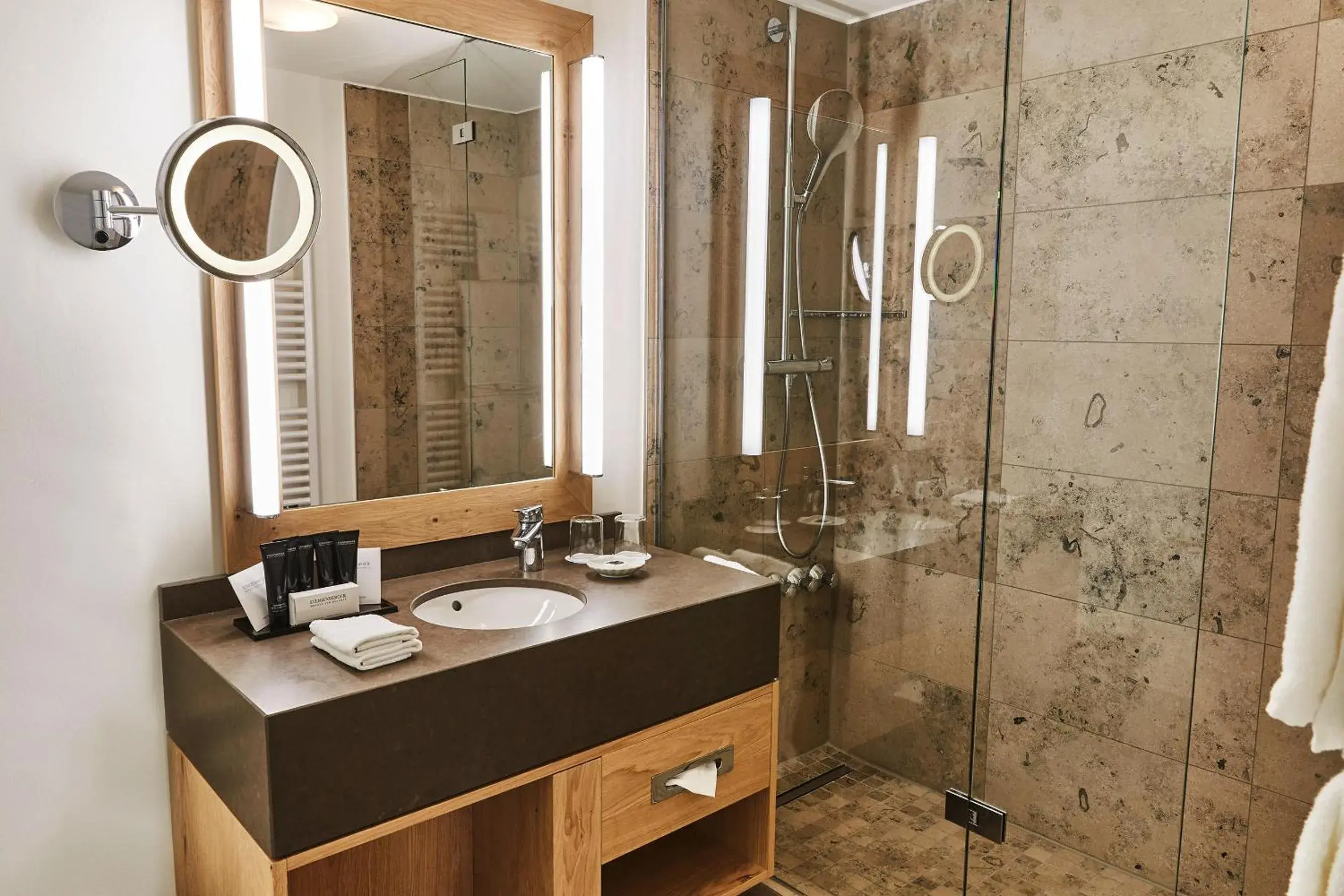 Bathroom in Steigenberger Inselhotel Bathroom in Steigenberger Inselhotel