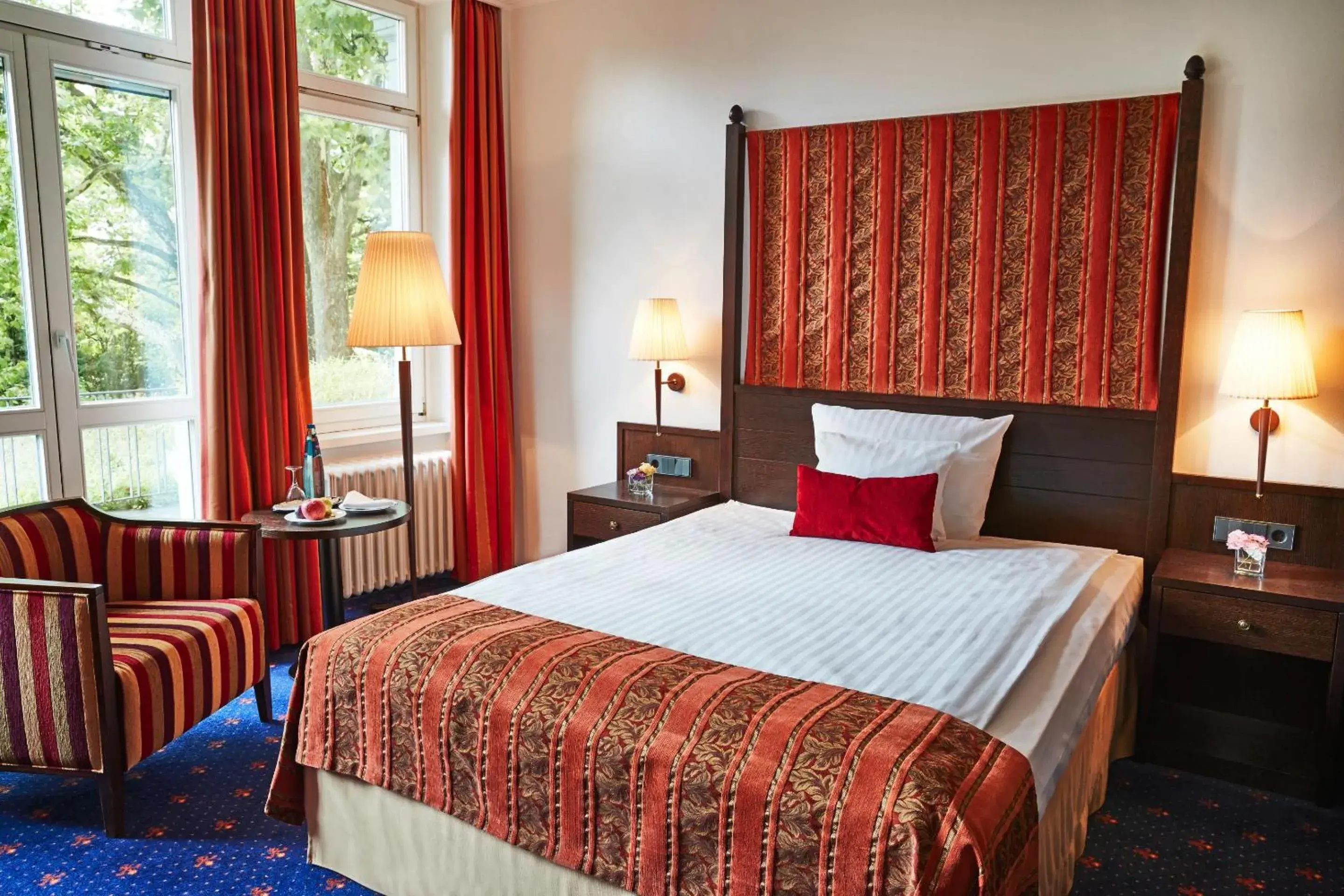 Photo of the whole room, Bed in Steigenberger Inselhotel Photo of the whole room, Bed in Steigenberger Inselhotel