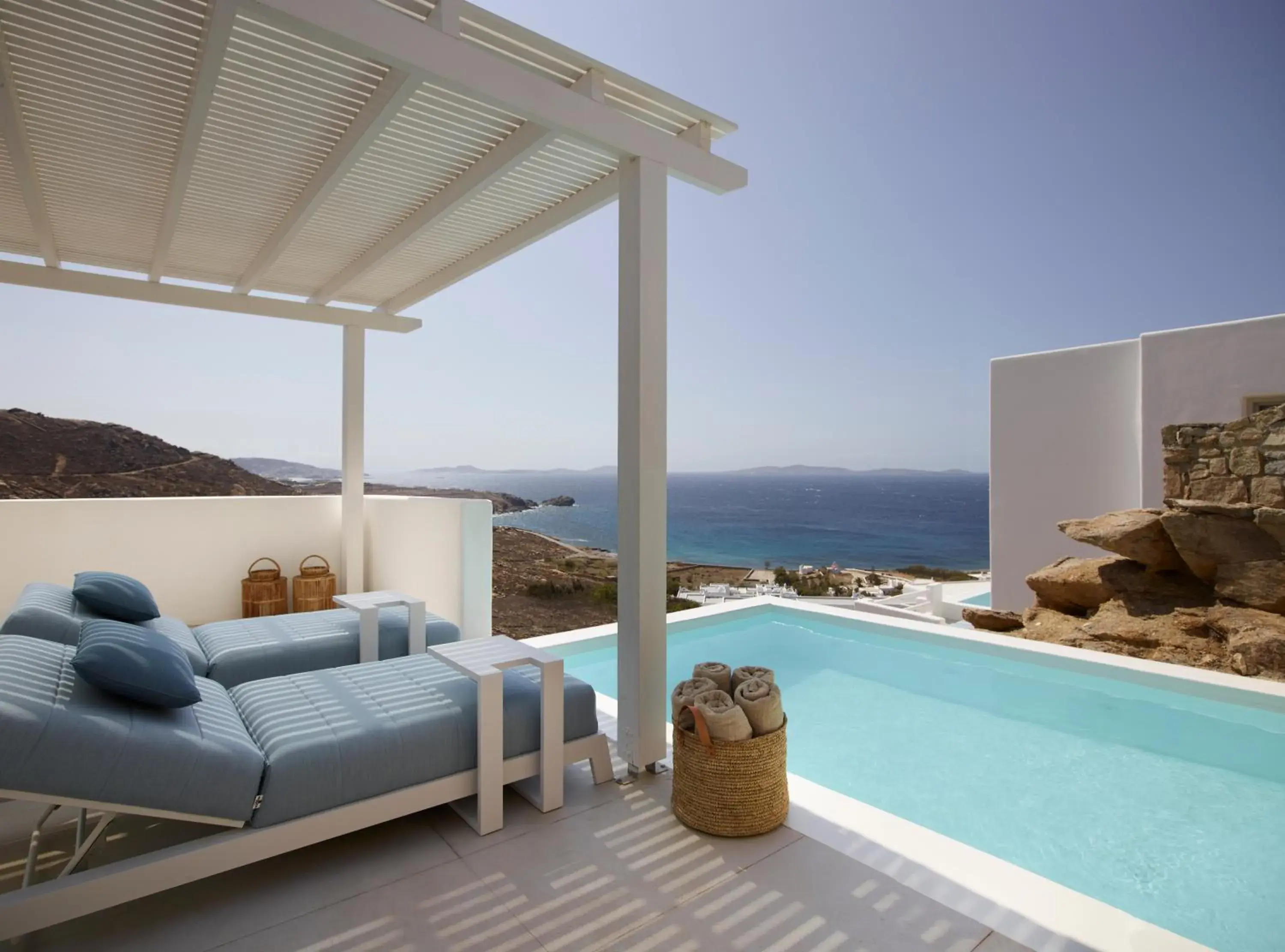 Executive Suite with Private Pool Sea View in Epic Blue Mykonos Executive Suite with Private Pool Sea View in Epic Blue Mykonos