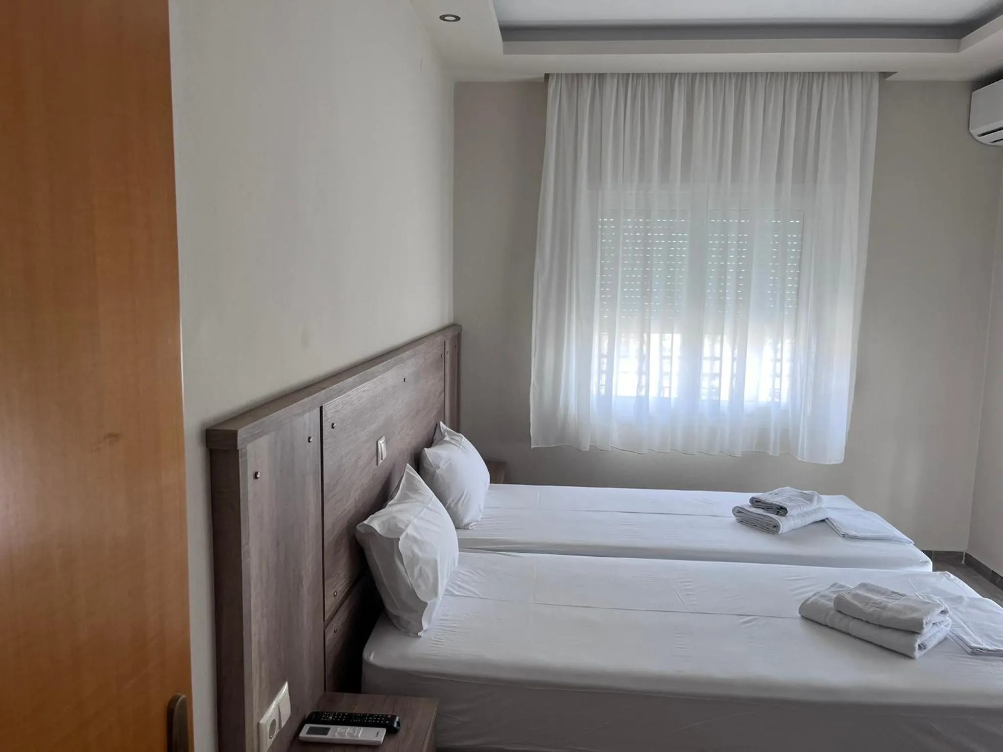 Bed in Hotel Filoxenia