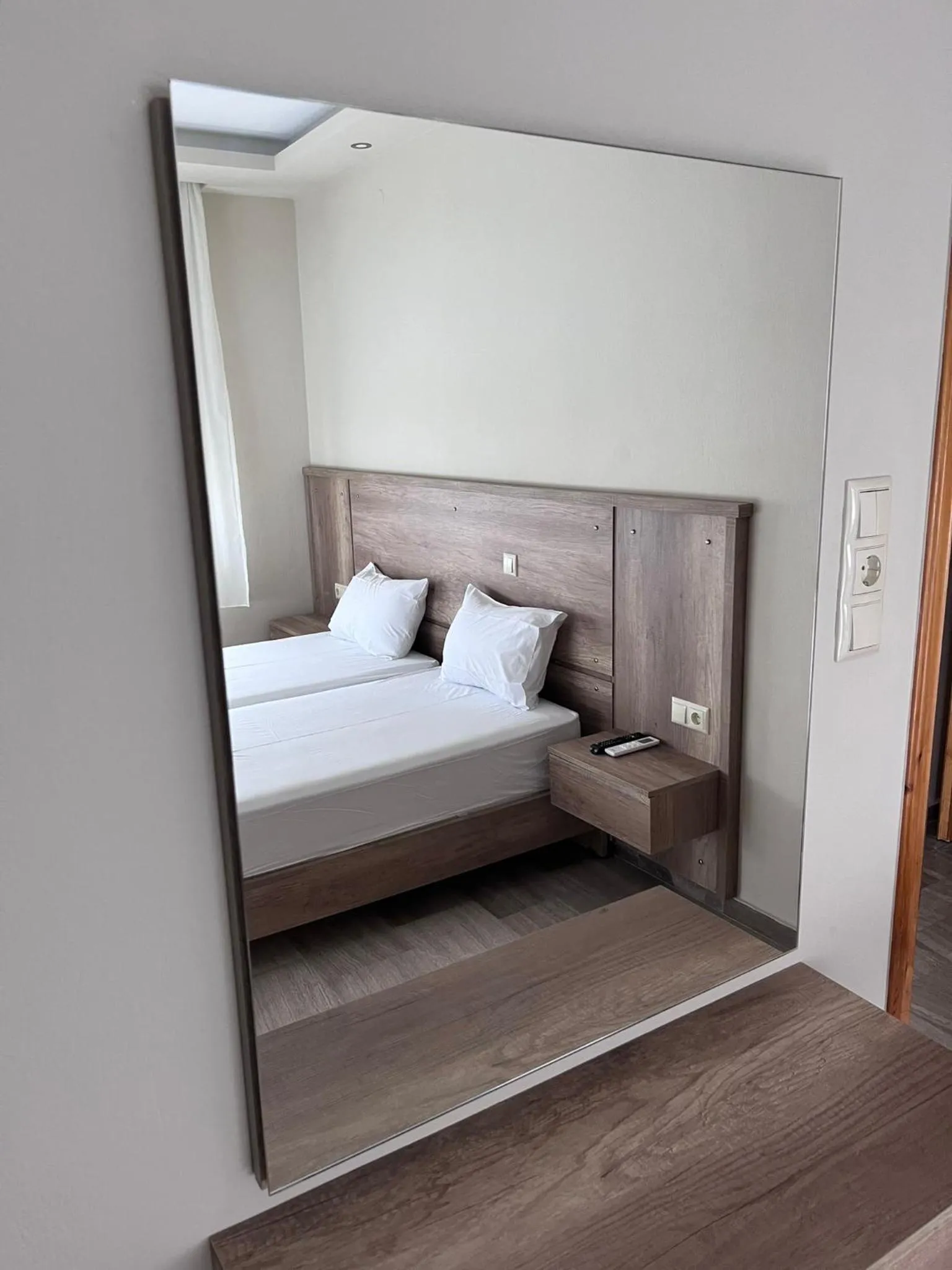 Bed in Hotel Filoxenia